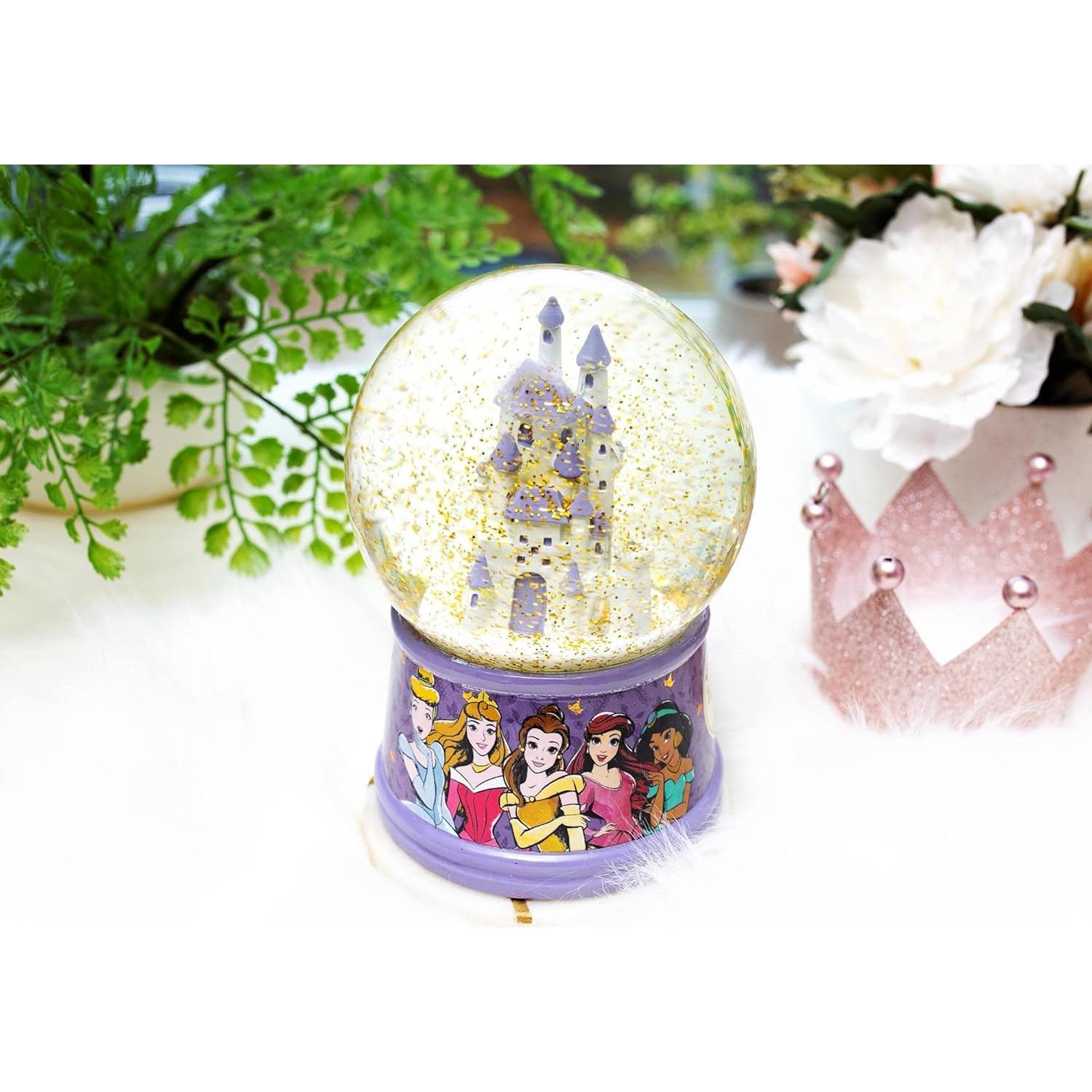 Globo de Nieve Iluminado Princesas Disney Silver Buffalo 100mL