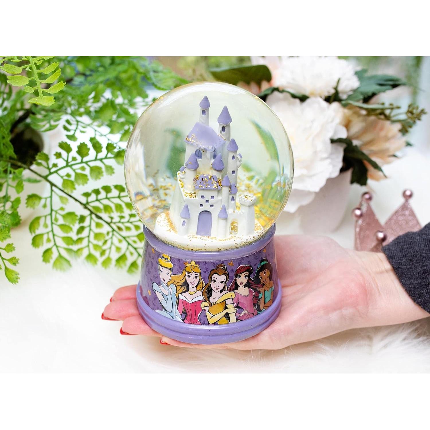 Globo de Nieve Iluminado Princesas Disney Silver Buffalo 100mL