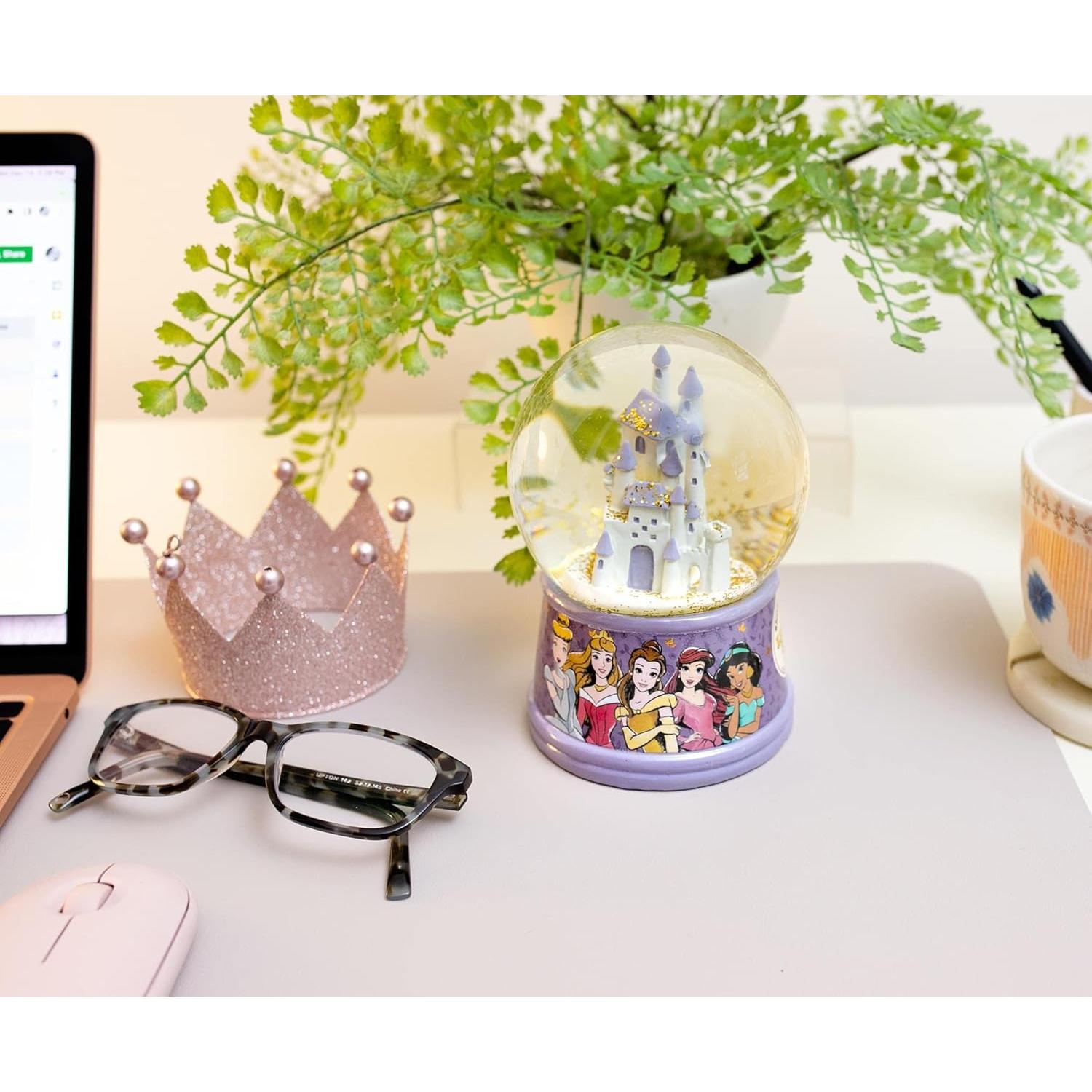 Globo de Nieve Iluminado Princesas Disney Silver Buffalo 100mL