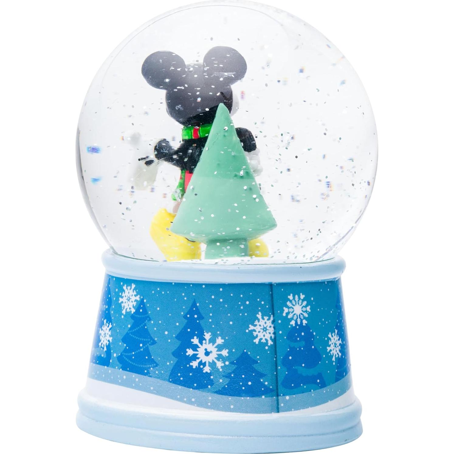 Globo de Nieve Iluminado Mickey Mouse Silver Buffalo 15.2cm