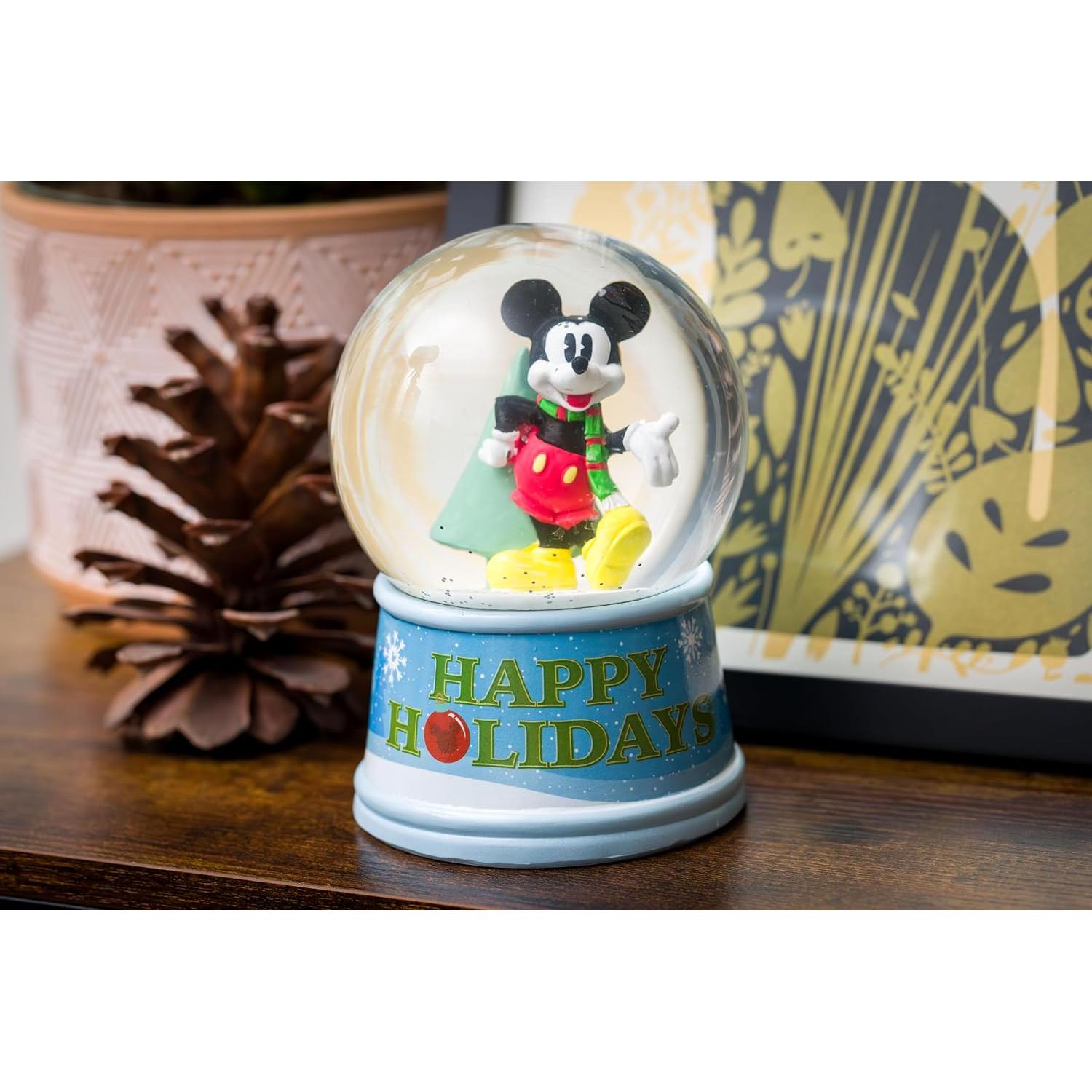 Globo de Nieve Iluminado Mickey Mouse Silver Buffalo 15.2cm