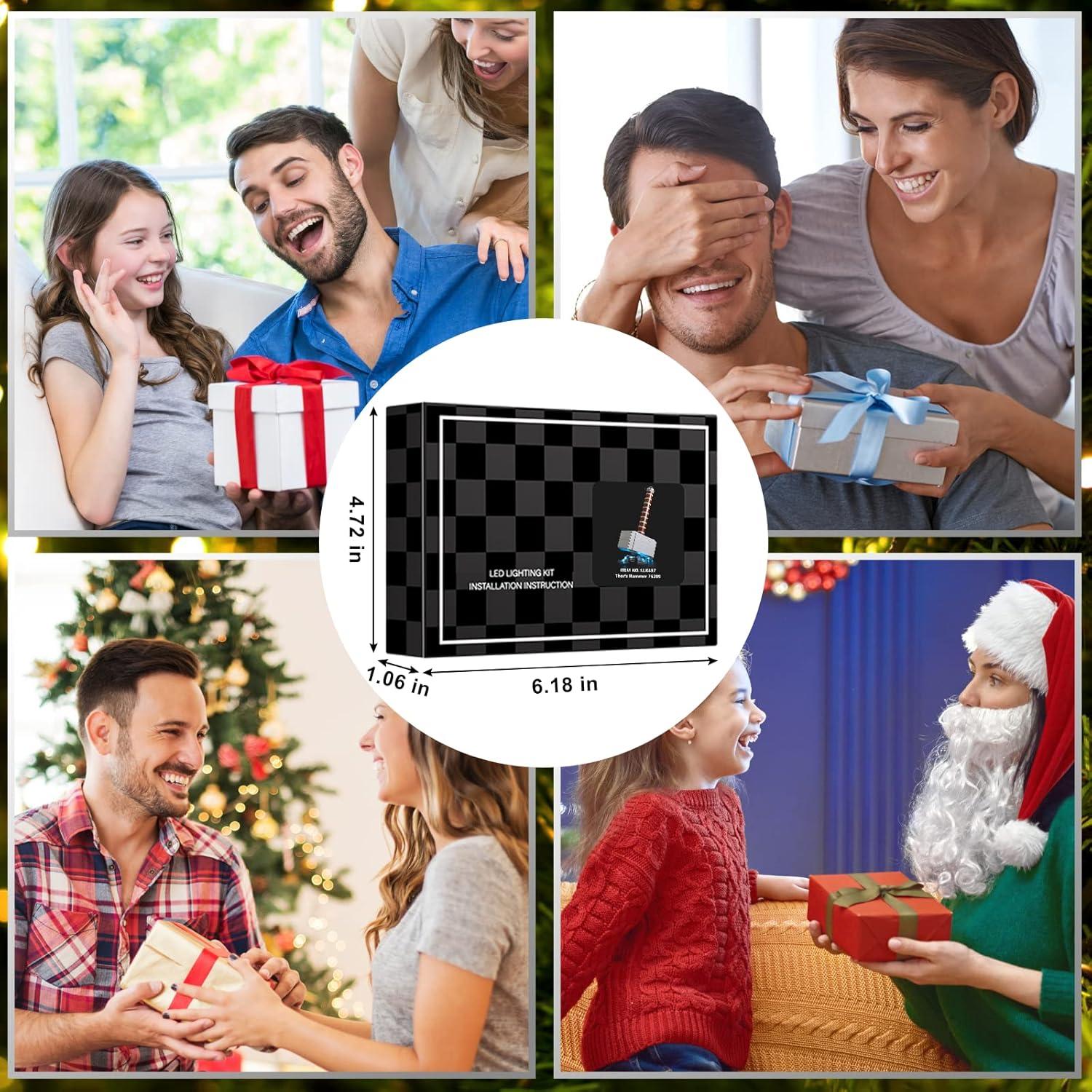 Luz LED Vaodest para Lego 76209 Martillo de Thor 5V