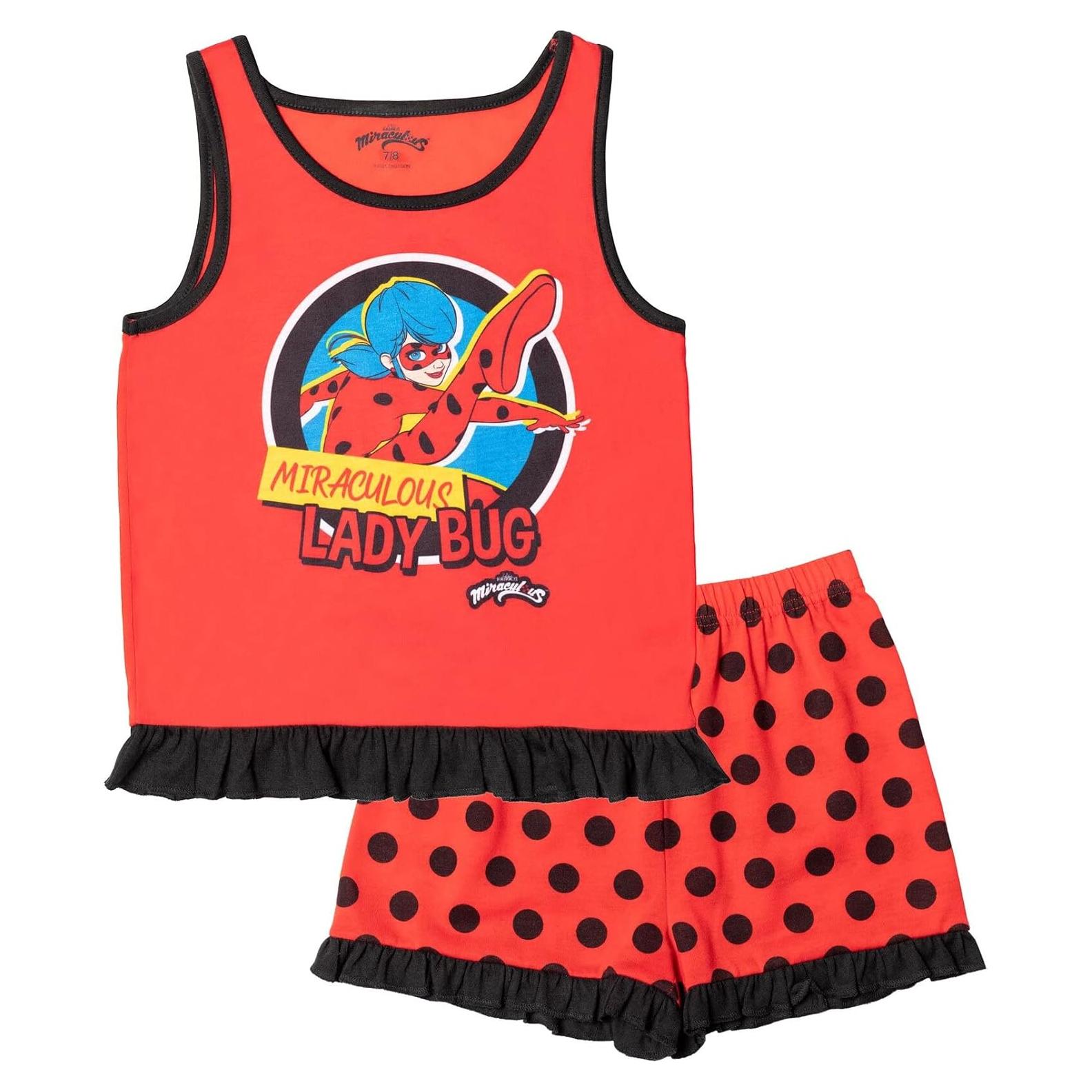 Conjunto de Pijama para Niñas Miraculous Rena Rouge 14-16 Rojo