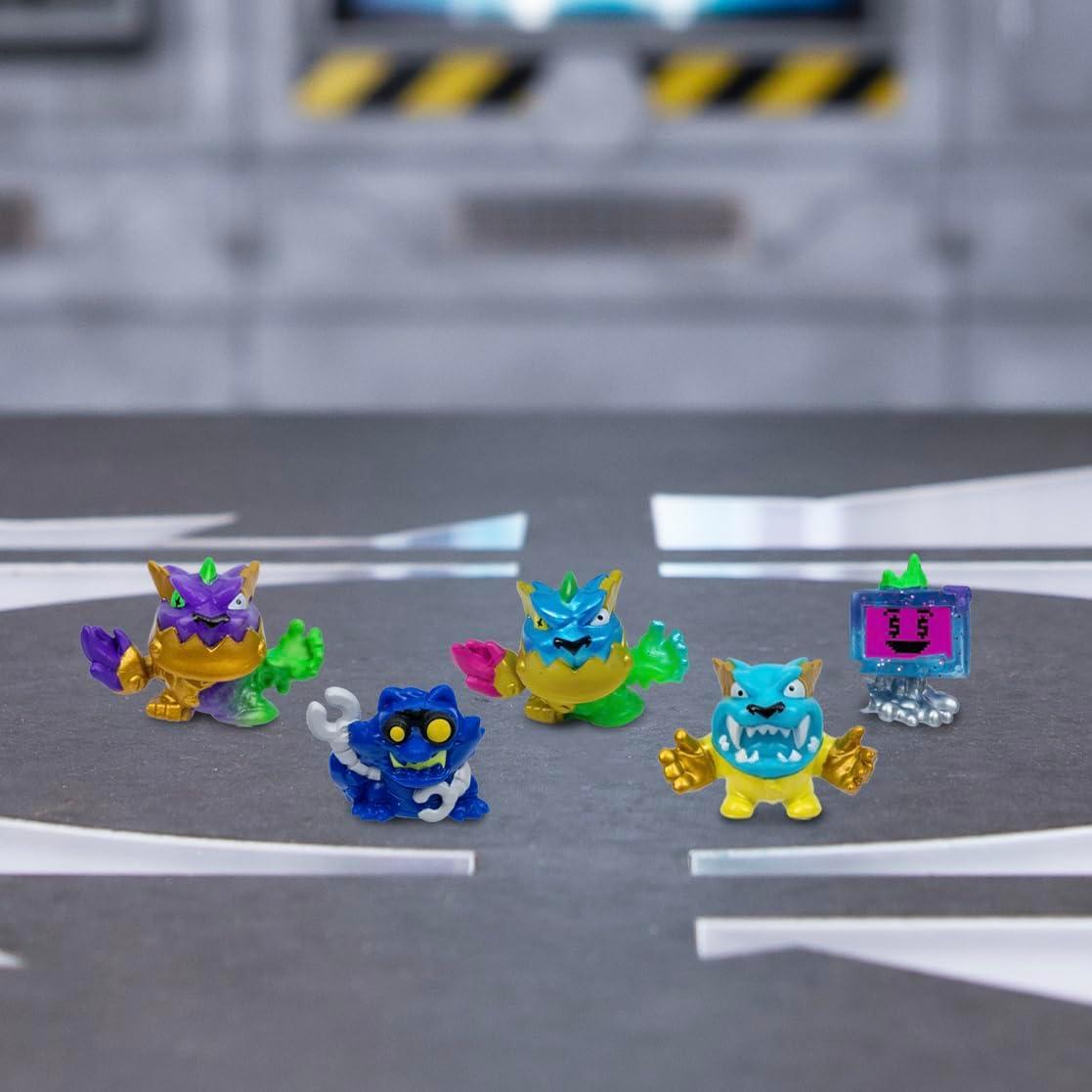 MrBeast Lab Swarms Atómico Paquete de 5 Figuras Micro 2.5cm