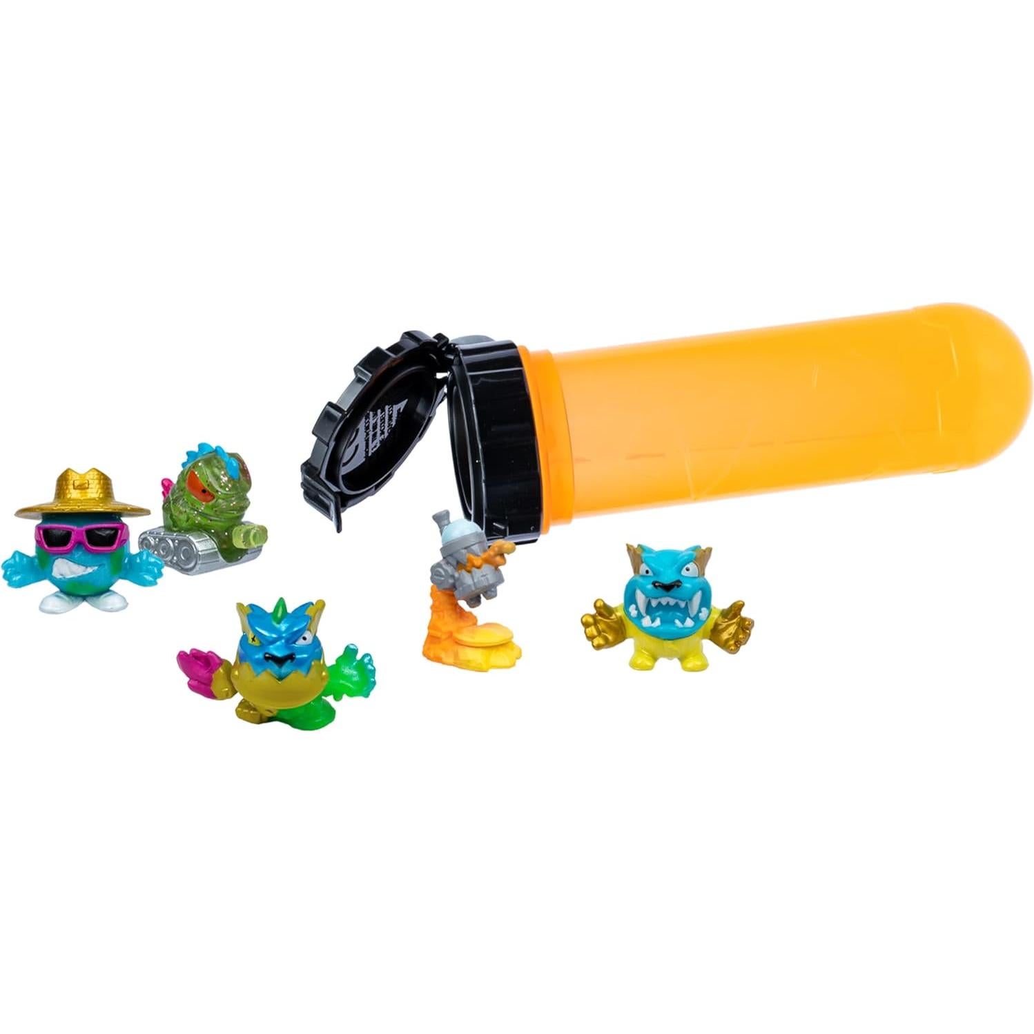 MrBeast Lab Swarms Atómico Paquete de 5 Figuras Micro 2.5cm