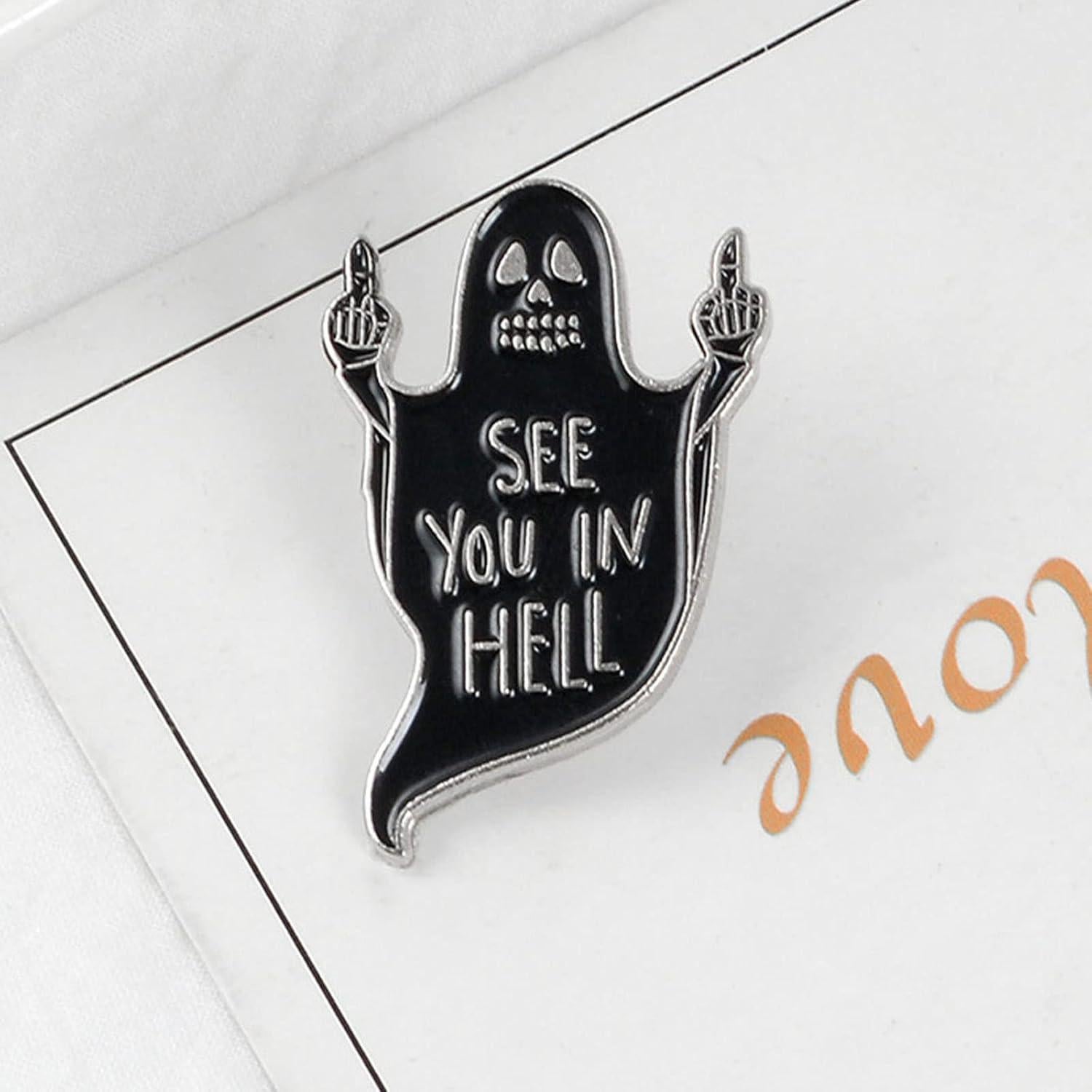 Pins de Esmalte Divertidos FADBBW - Broches para Ropa y Accesorios