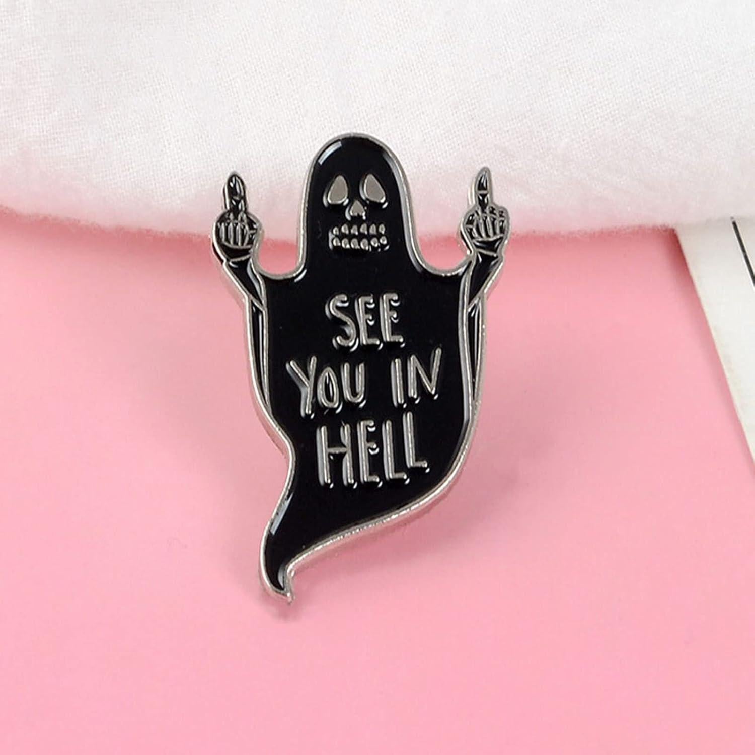 Pins de Esmalte Divertidos FADBBW - Broches para Ropa y Accesorios