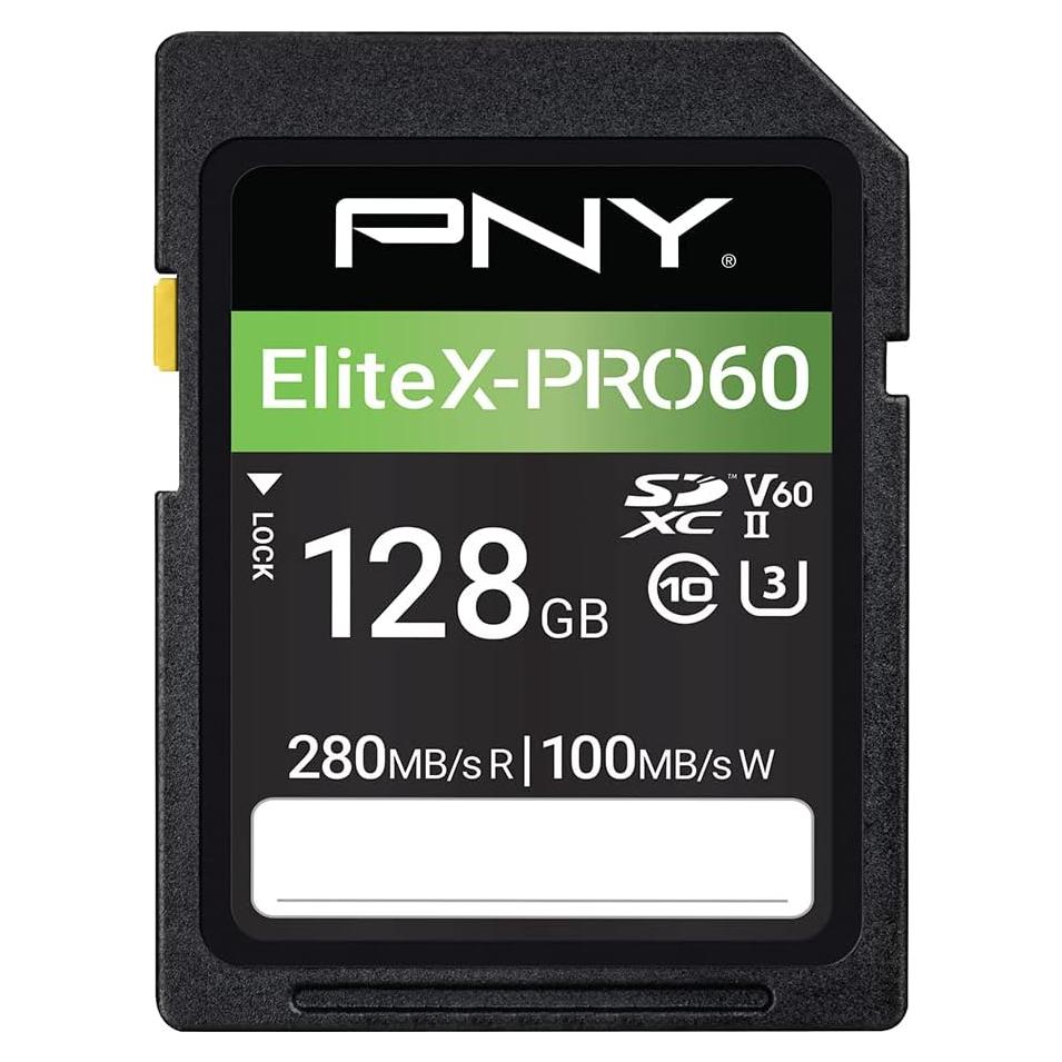 Tarjeta de Memoria PNY 128GB EliteX-PRO60 UHS-II 280MB/s
