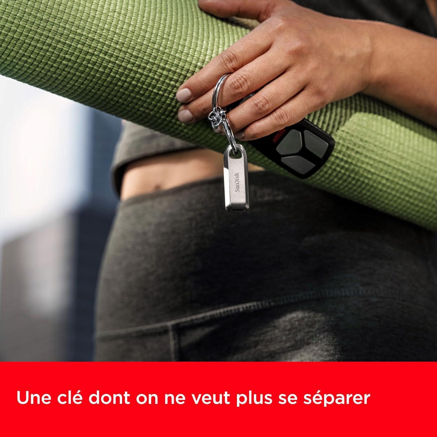 SanDisk Ultra Luxe 64GB USB Tipo-C - 300MB/s, Metal Premium