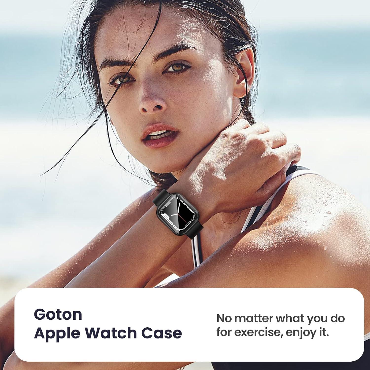 Funda Dura Impermeable Goton 2 en 1 para Apple Watch 40mm