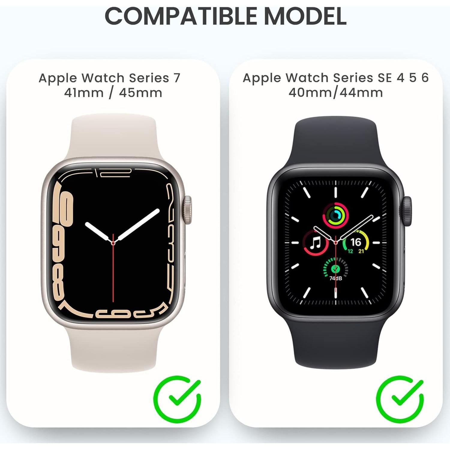 Funda Dura Impermeable Goton 2 en 1 para Apple Watch 40mm