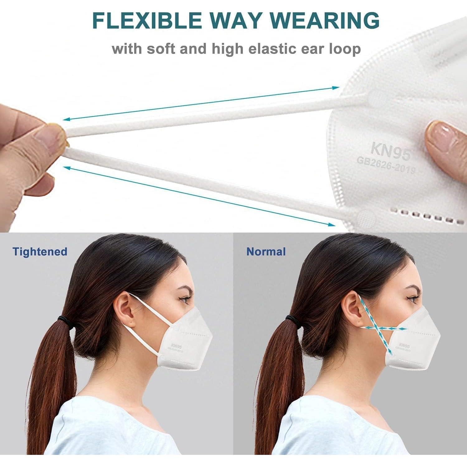 Mascarilla KN95 OPECTICID 30 Unidades 5 Capas Transpirables