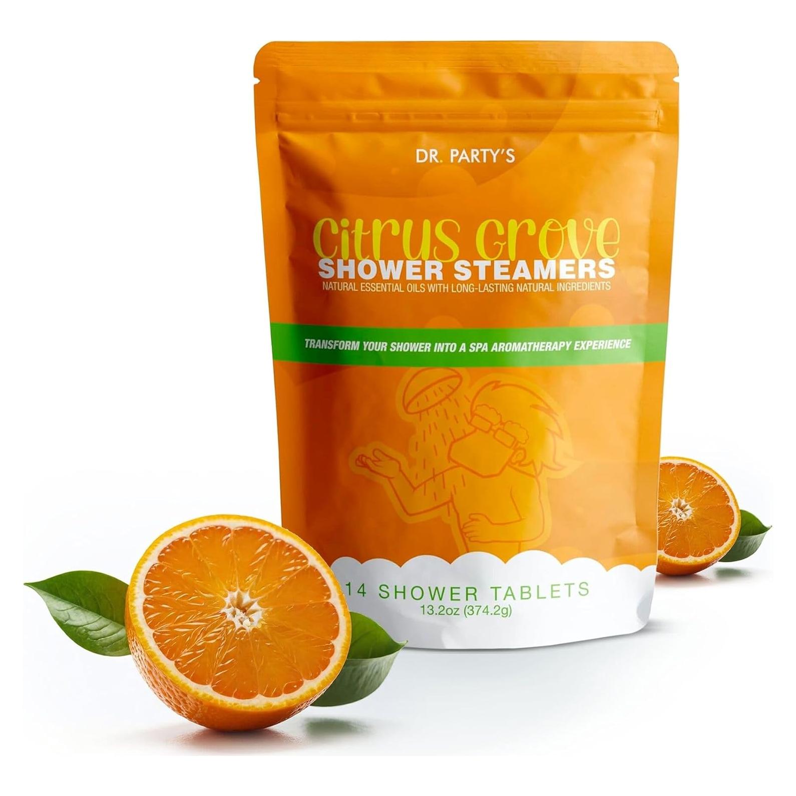 Bolsitas de Ducha Aromáticas Cítricas Partymachines - 14 Unidades