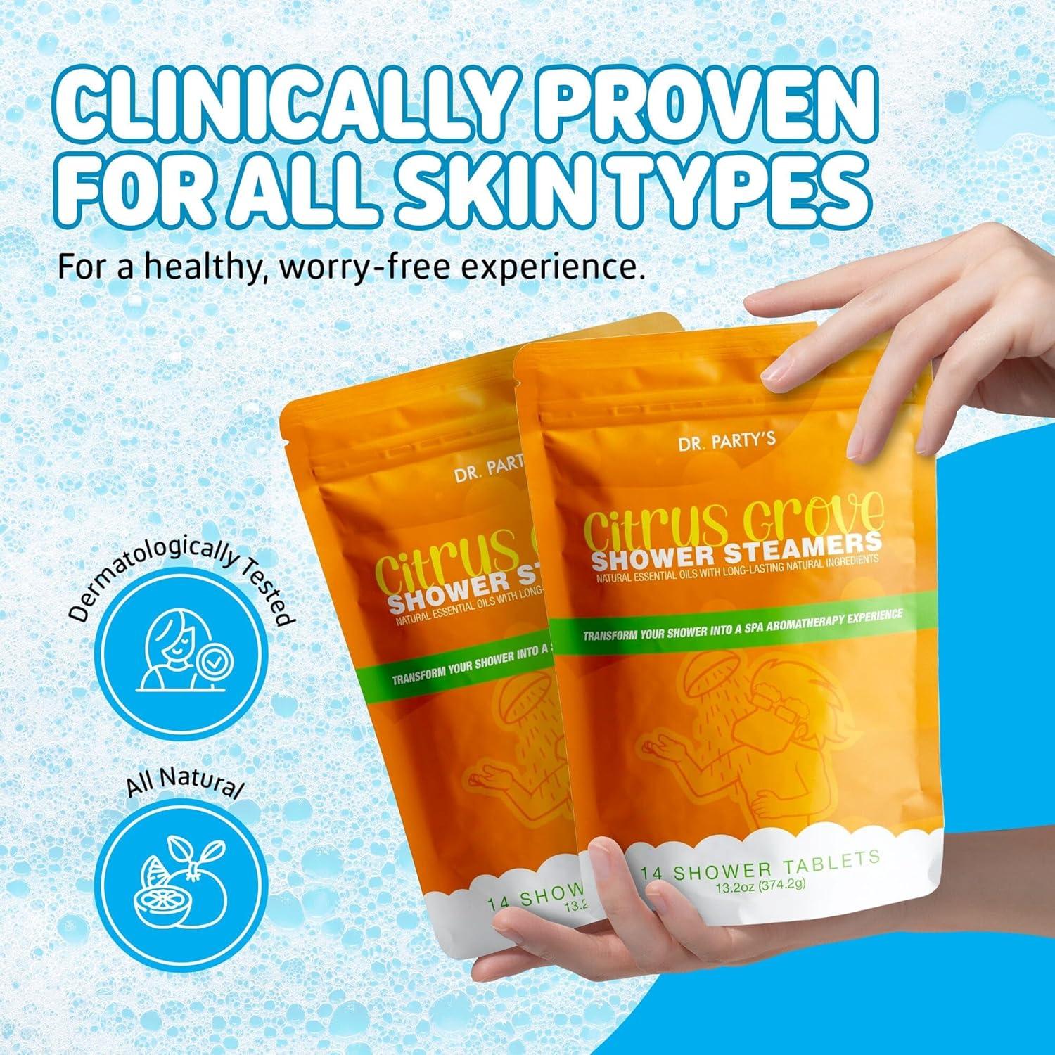 Bolsitas de Ducha Aromáticas Cítricas Partymachines - 14 Unidades