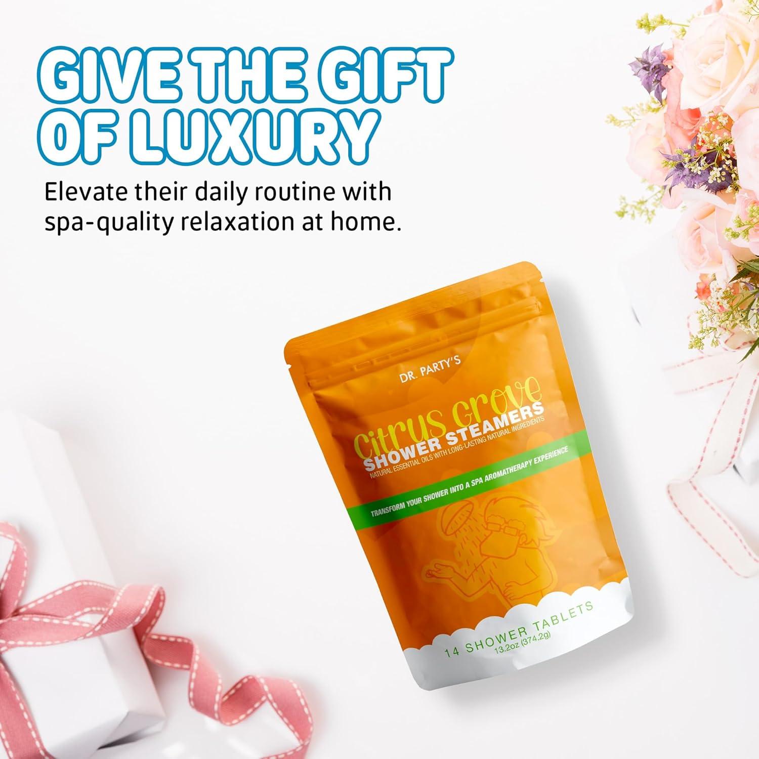 Bolsitas de Ducha Aromáticas Cítricas Partymachines - 14 Unidades