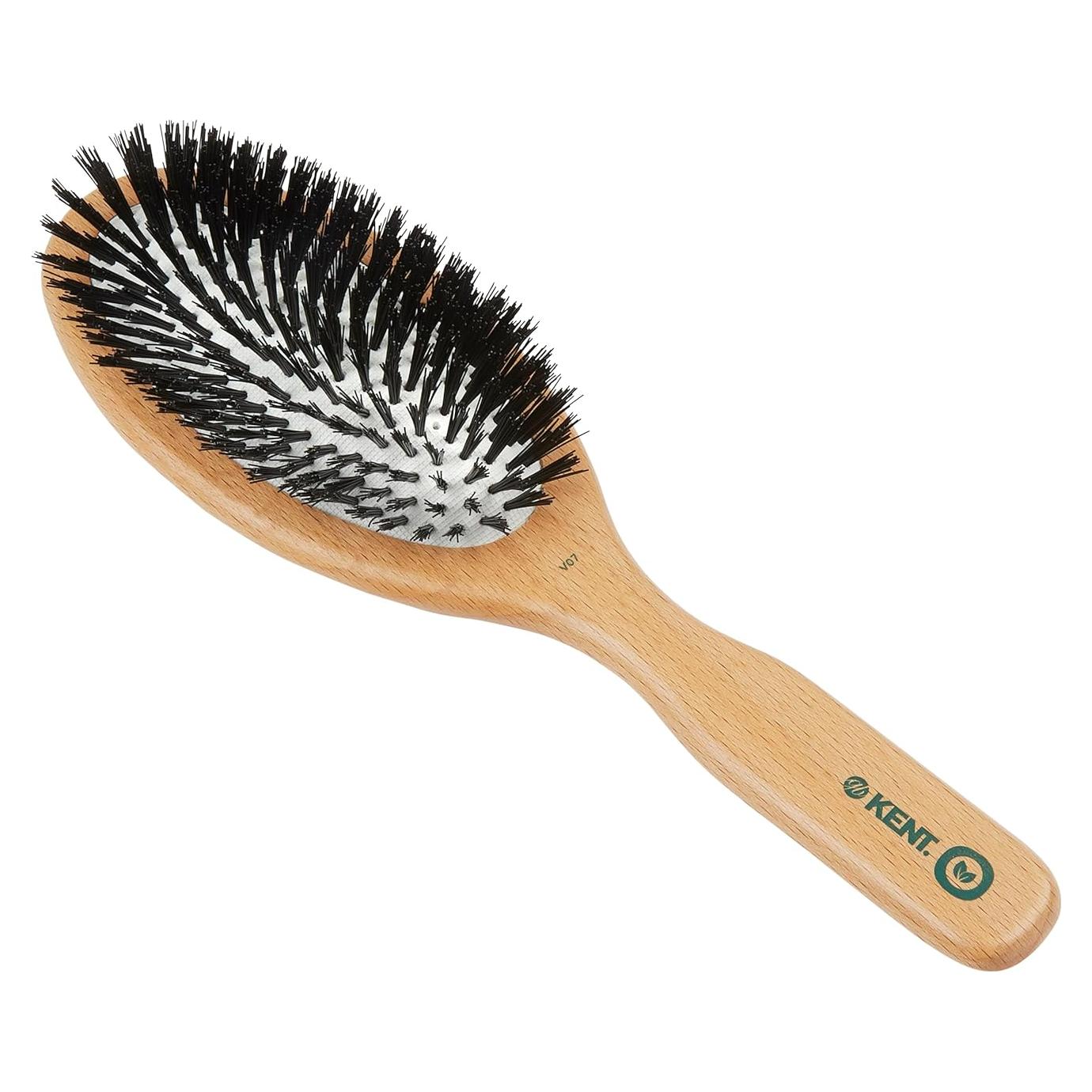 Cepillo Paddle Ecológico Kent V07 Vegano 25.4 cm para Cabello