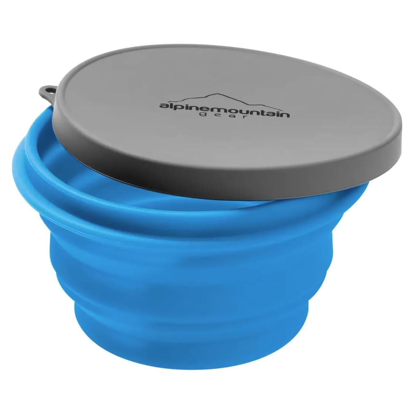 Tazón de Silicona Plegable Grande Alpine Mountain Gear Azul