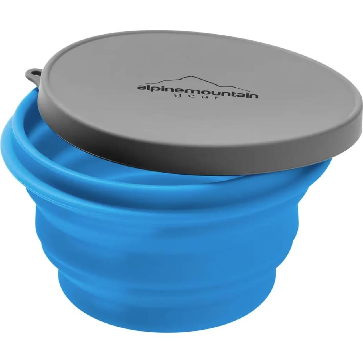 Tazón de Silicona Plegable Grande Alpine Mountain Gear Azul