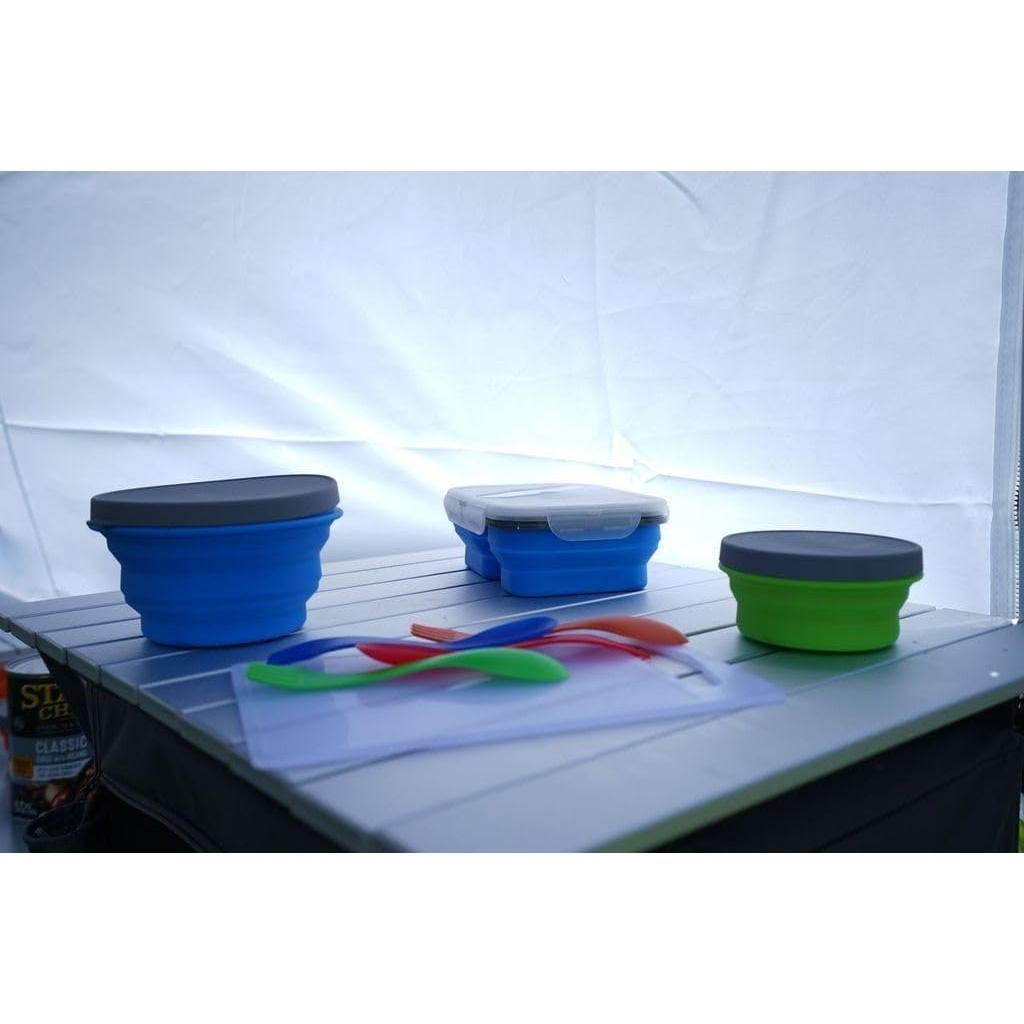 Tazón de Silicona Plegable Grande Alpine Mountain Gear Azul