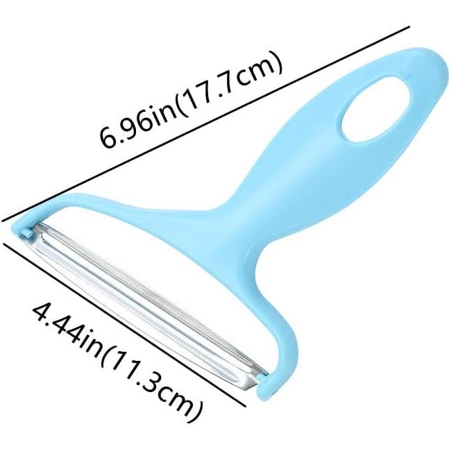 Pelador de Vegetales MauSong Azul - Acero Inoxidable Ergonómico