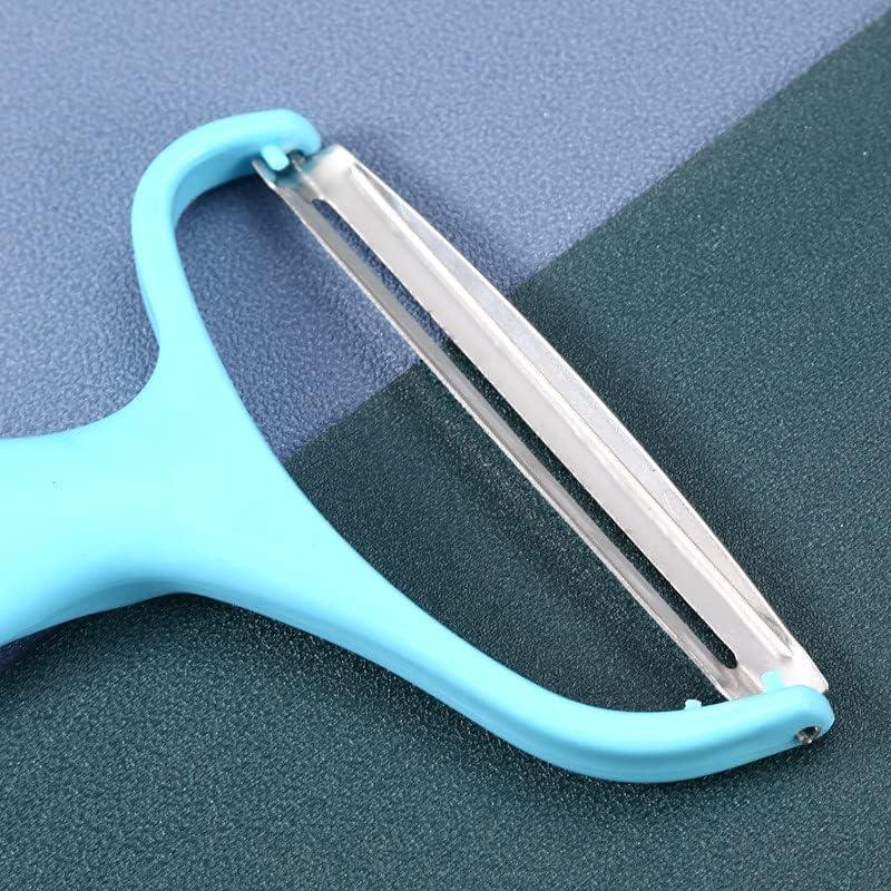 Pelador de Vegetales MauSong Azul - Acero Inoxidable Ergonómico