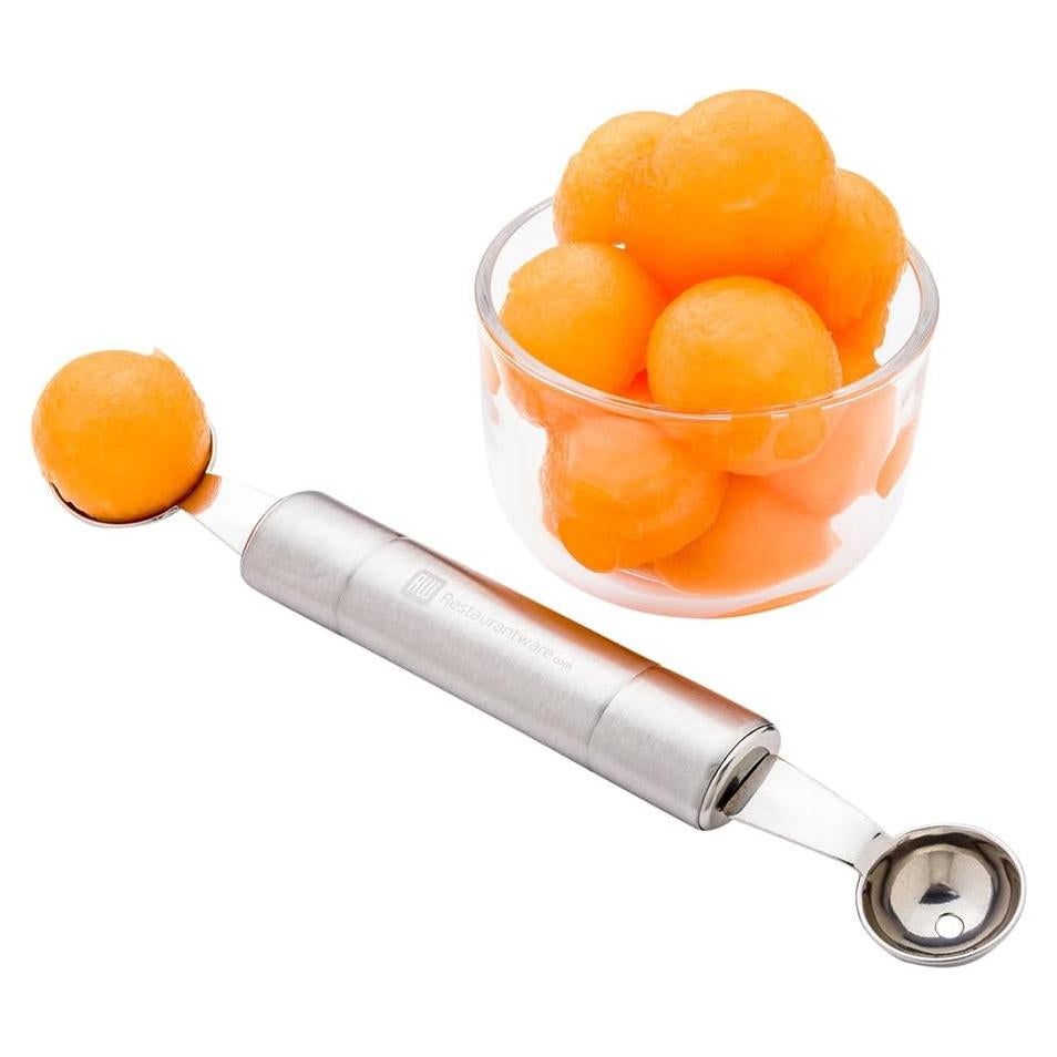 Cuchara para Melón Doble Cara Restaurantware Acero Inoxidable 20 cm
