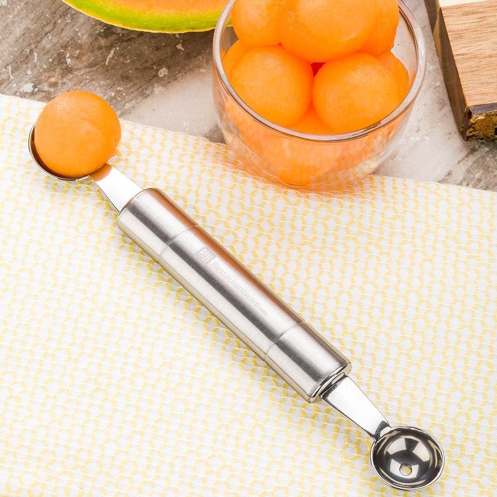 Cuchara para Melón Doble Cara Restaurantware Acero Inoxidable 20 cm