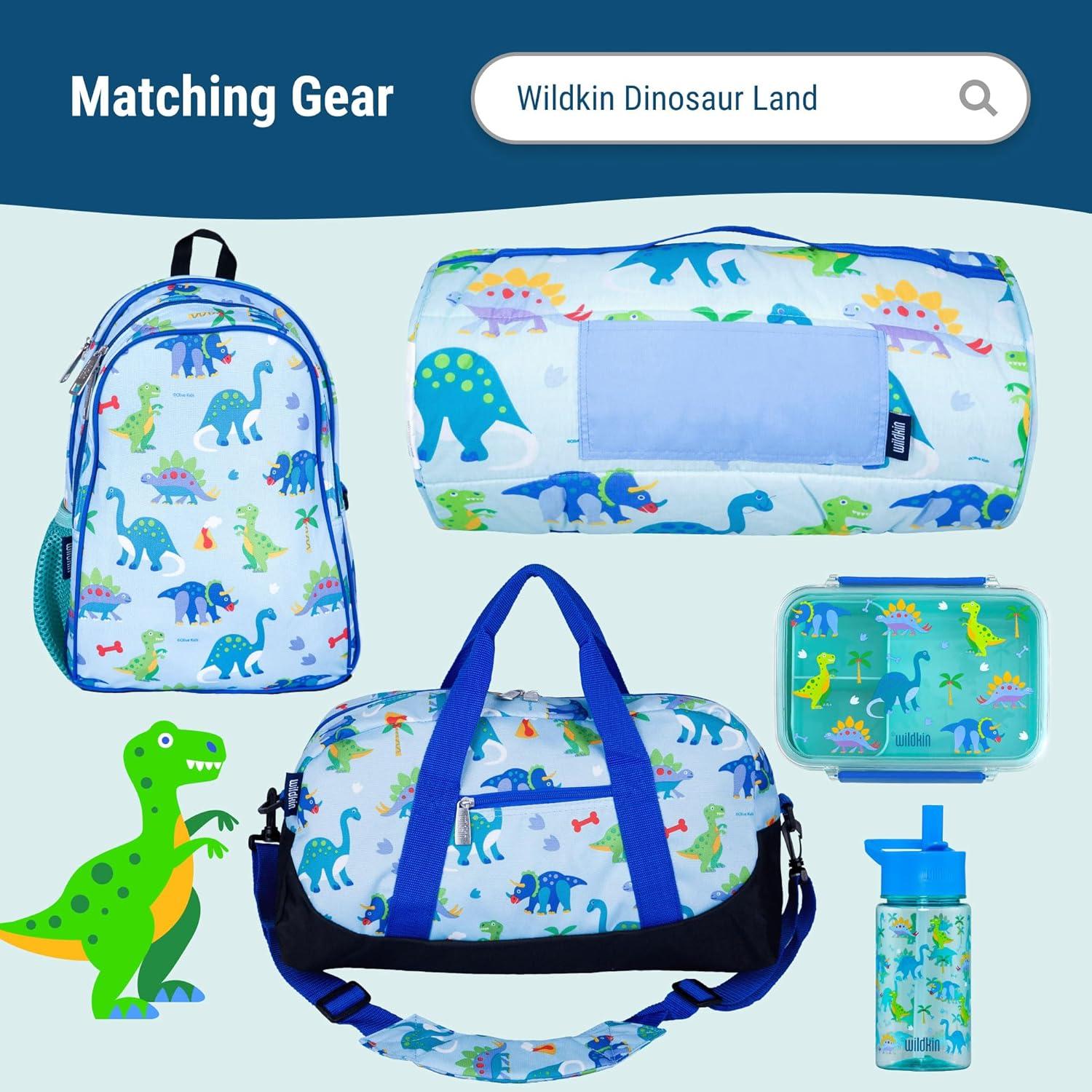 Set de 3 Contenedores de Comida Anidados Wildkin - Dinosaurios