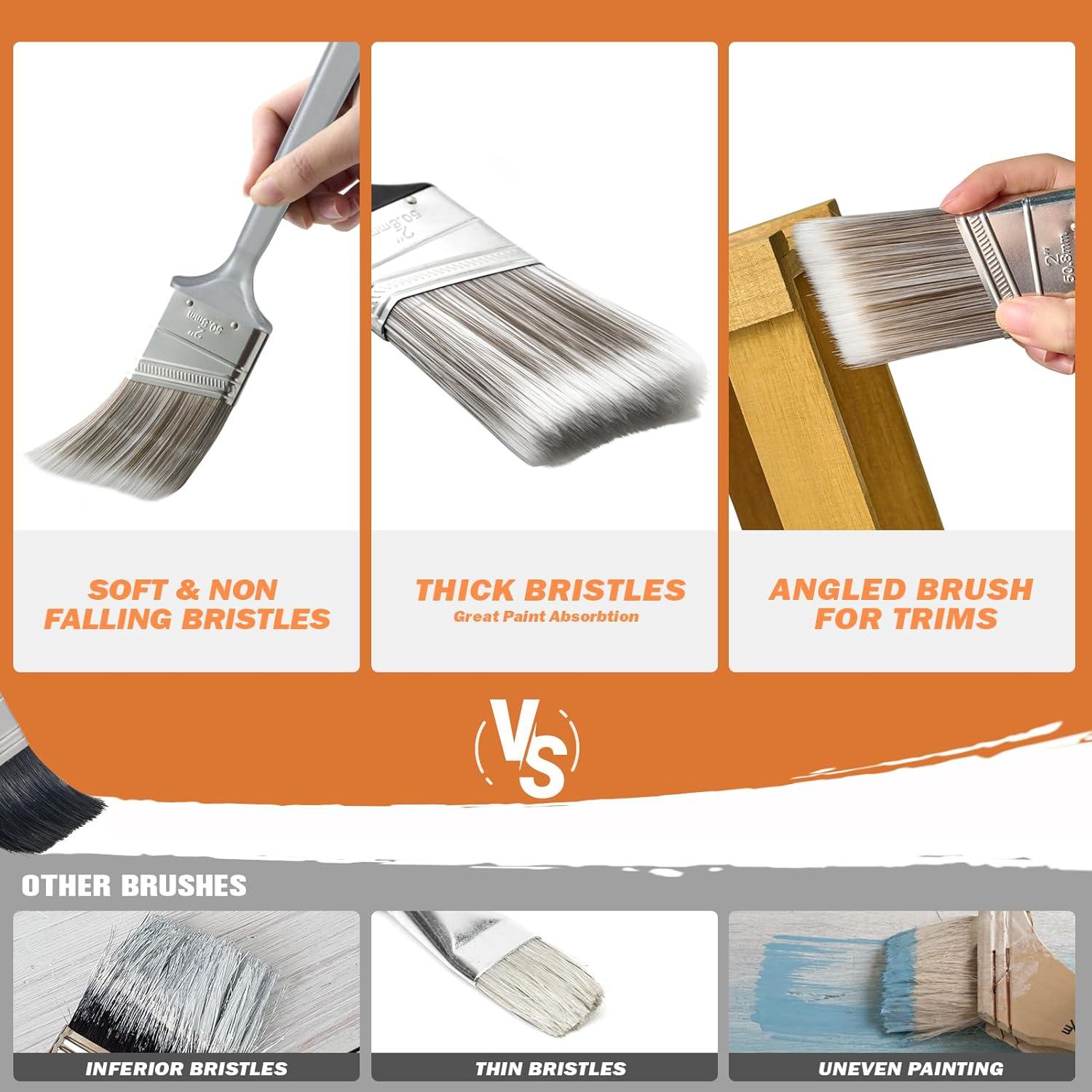 Kit de Pintura 11 Piezas PILOT FISH - Rodillos y Brochas 4"