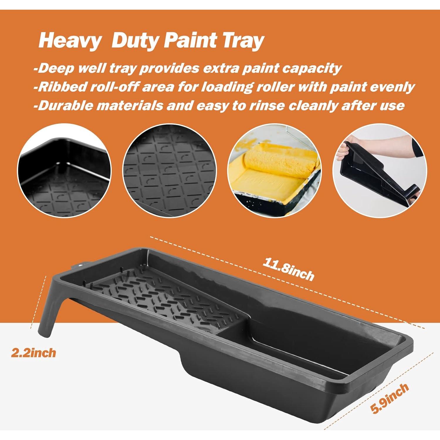 Kit de Pintura 11 Piezas PILOT FISH - Rodillos y Brochas 4"