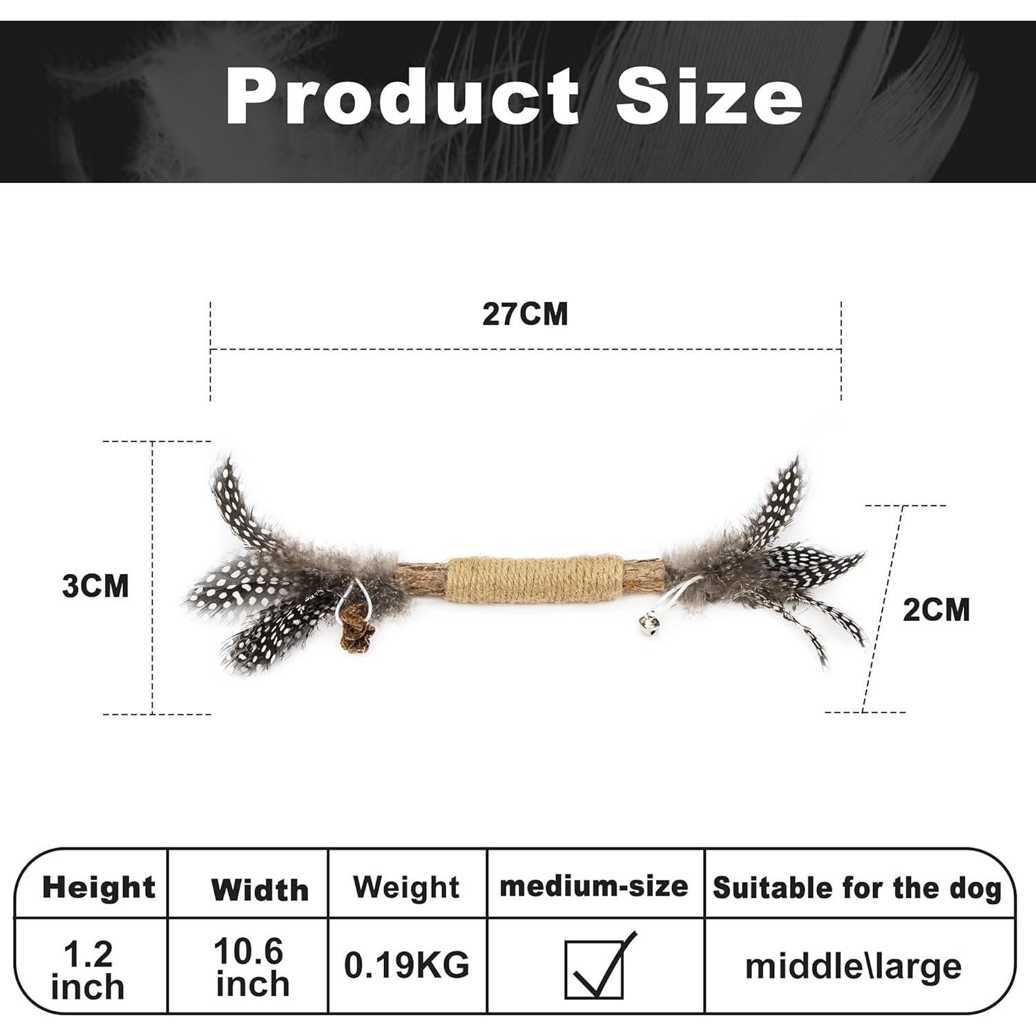 Juguete de Catnip Paz's Gift - Palos de Silvervine 2pcs