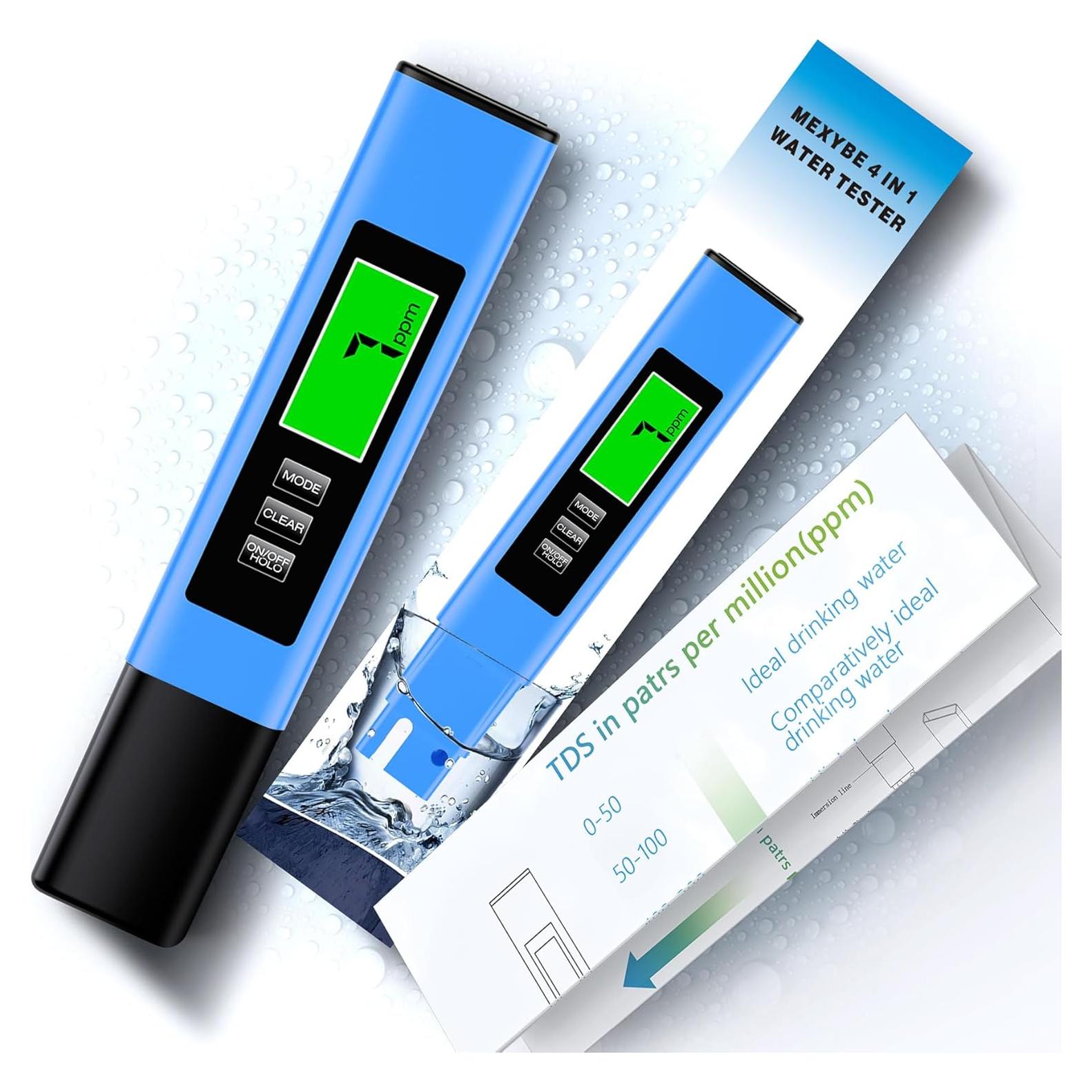 Medidor TDS Digital MEXYBE 2025 4 en 1 - Preciso y Confiable