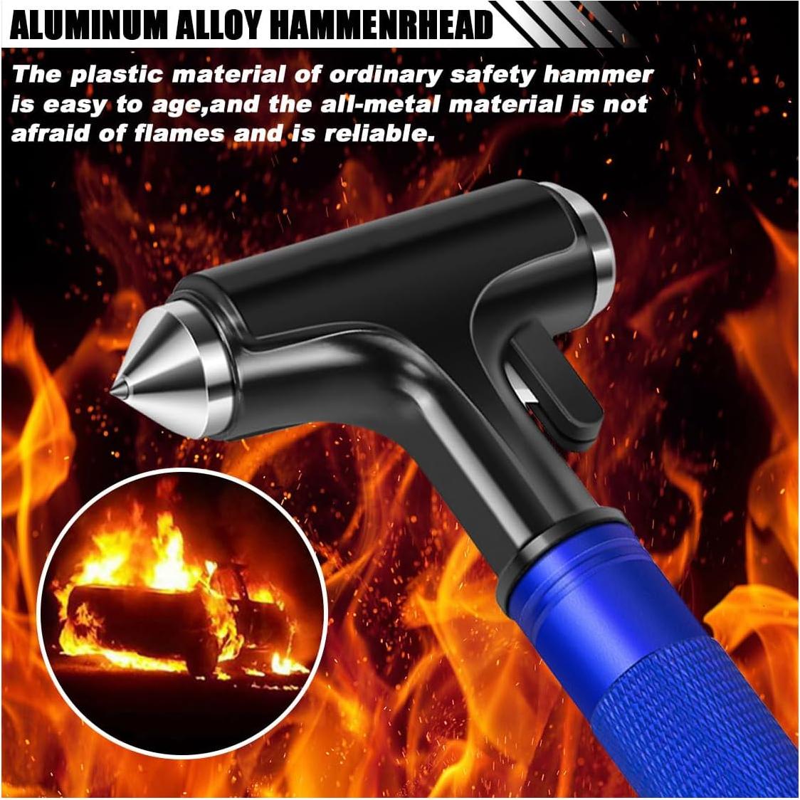 Martillo de Seguridad para Coche SMILFUY Azul 3 en 1