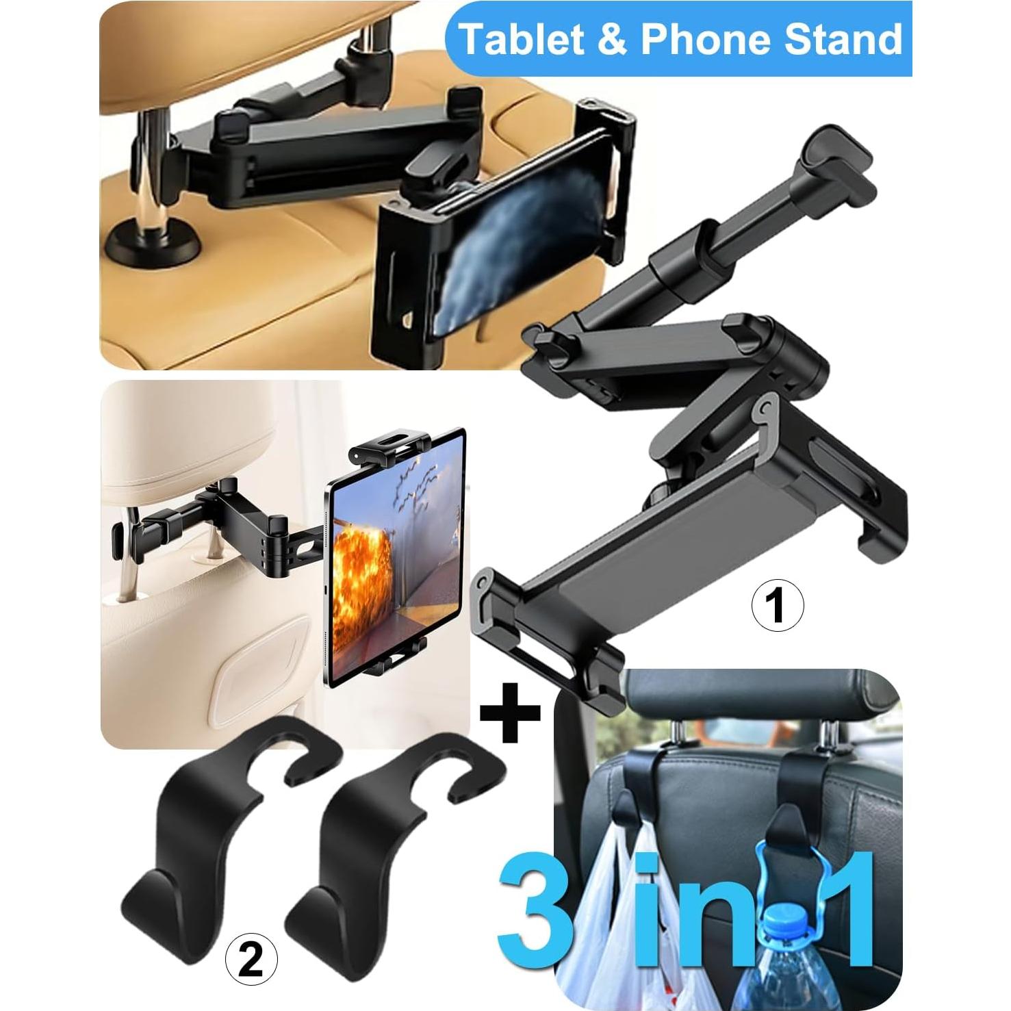 Soporte de Tableta para Reposacabezas de Coche Beefeng 4.7-11"