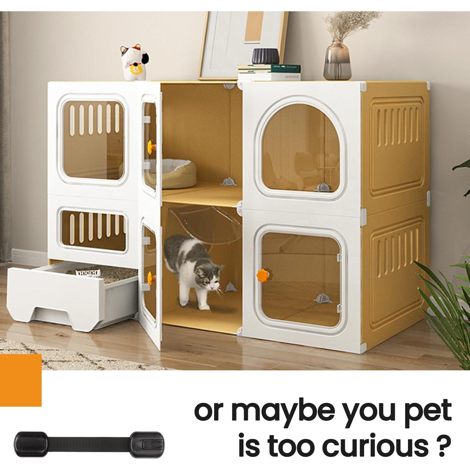 Bloqueos de Seguridad para Niños 6 Piezas 3M Negro