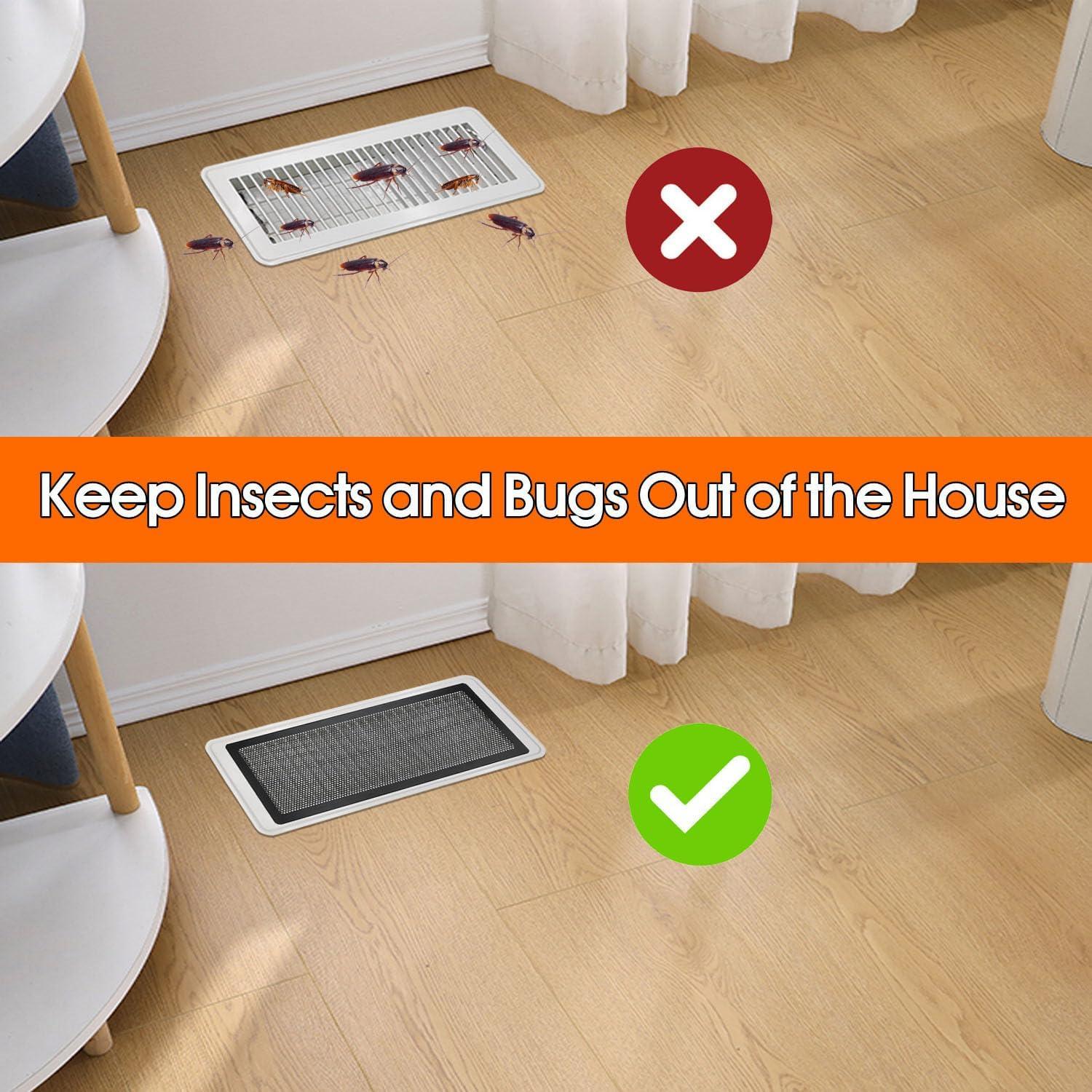 Cubierta de Registro de Piso MODOSON 5.08x25.4cm Negra - 4 Paquetes