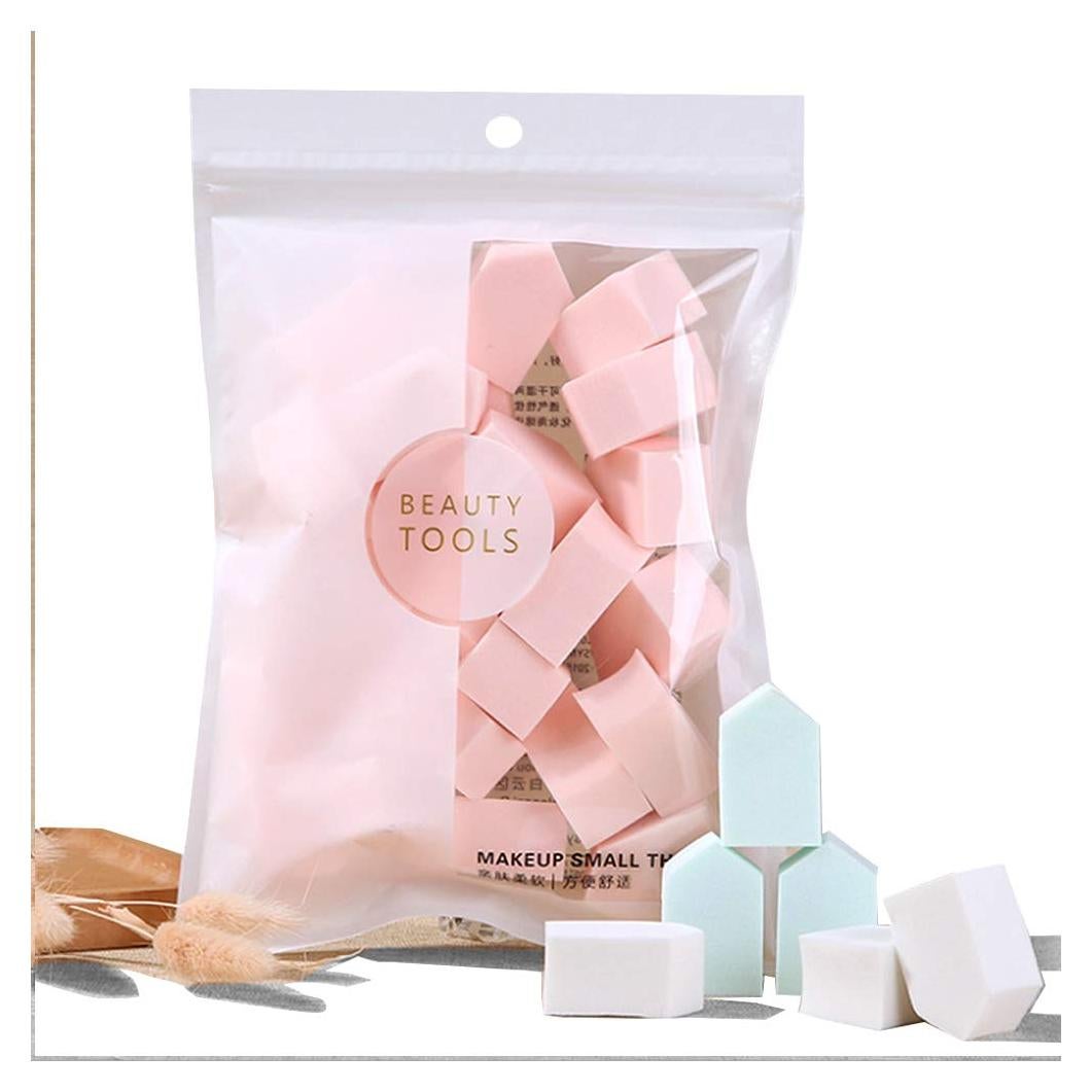 25 Esponjas de Maquillaje Aturmon, Uso Húmedo y Seco, Sin Látex