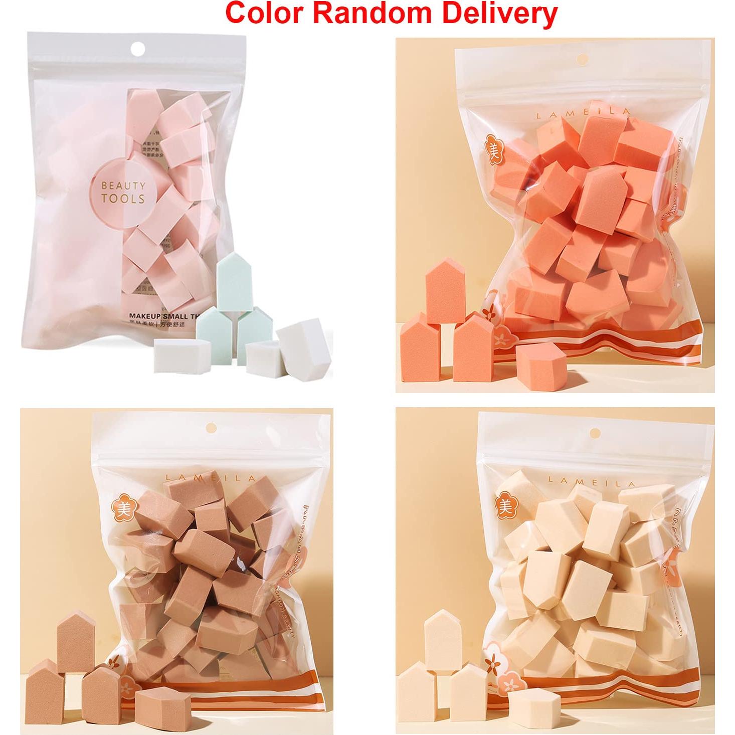 25 Esponjas de Maquillaje Aturmon, Uso Húmedo y Seco, Sin Látex