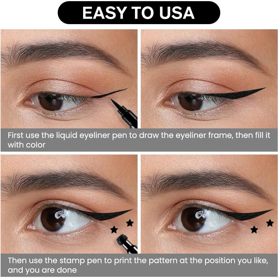 Delineador Líquido BINGBRUSH Doble Cabeza Impermeable 12.9cm