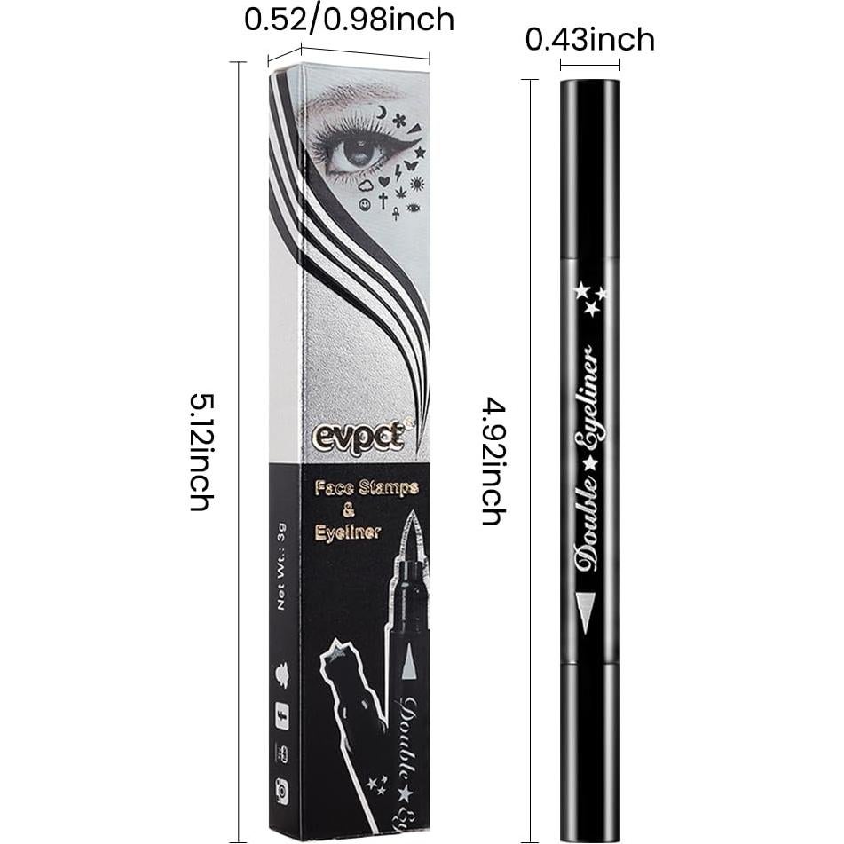 Delineador Líquido BINGBRUSH Doble Cabeza Impermeable 12.9cm