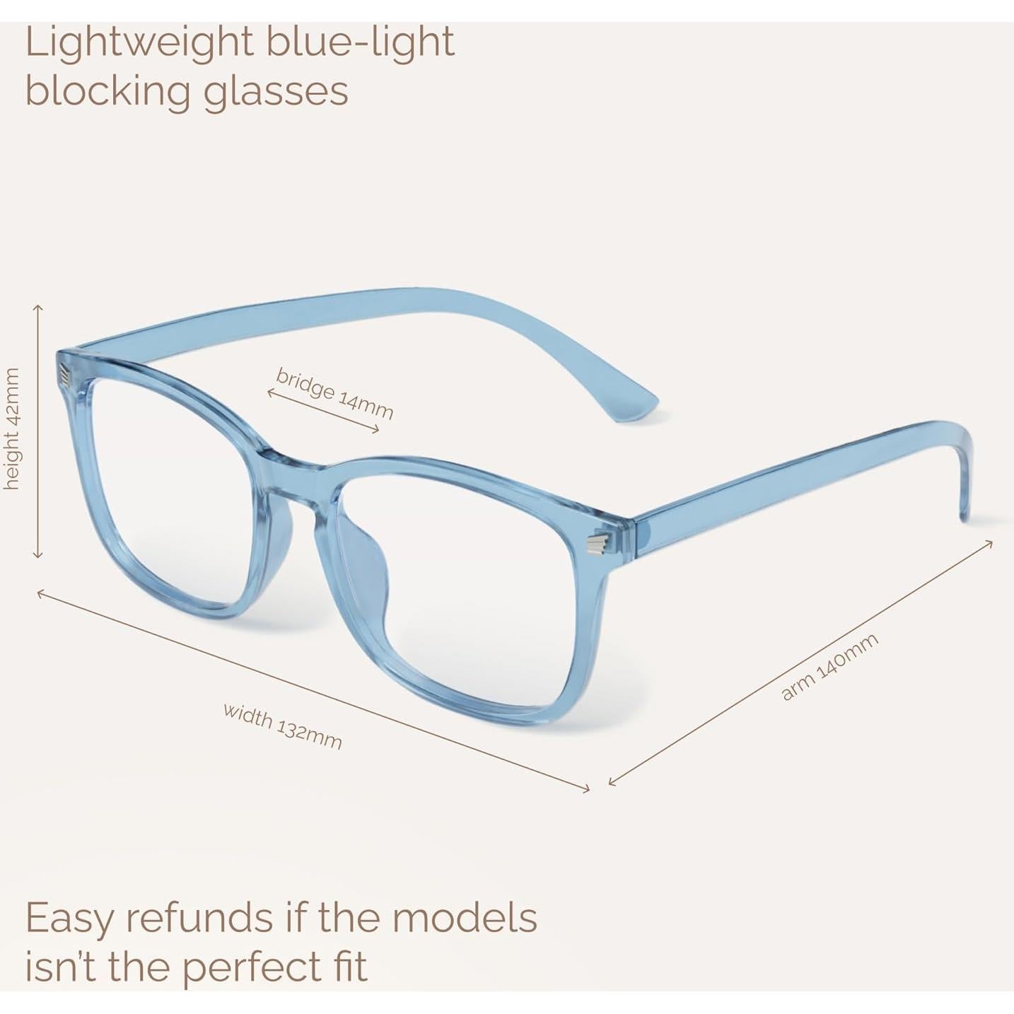 Gafas Anti Luz Azul livho 2pack - Protección UV y Comodidad