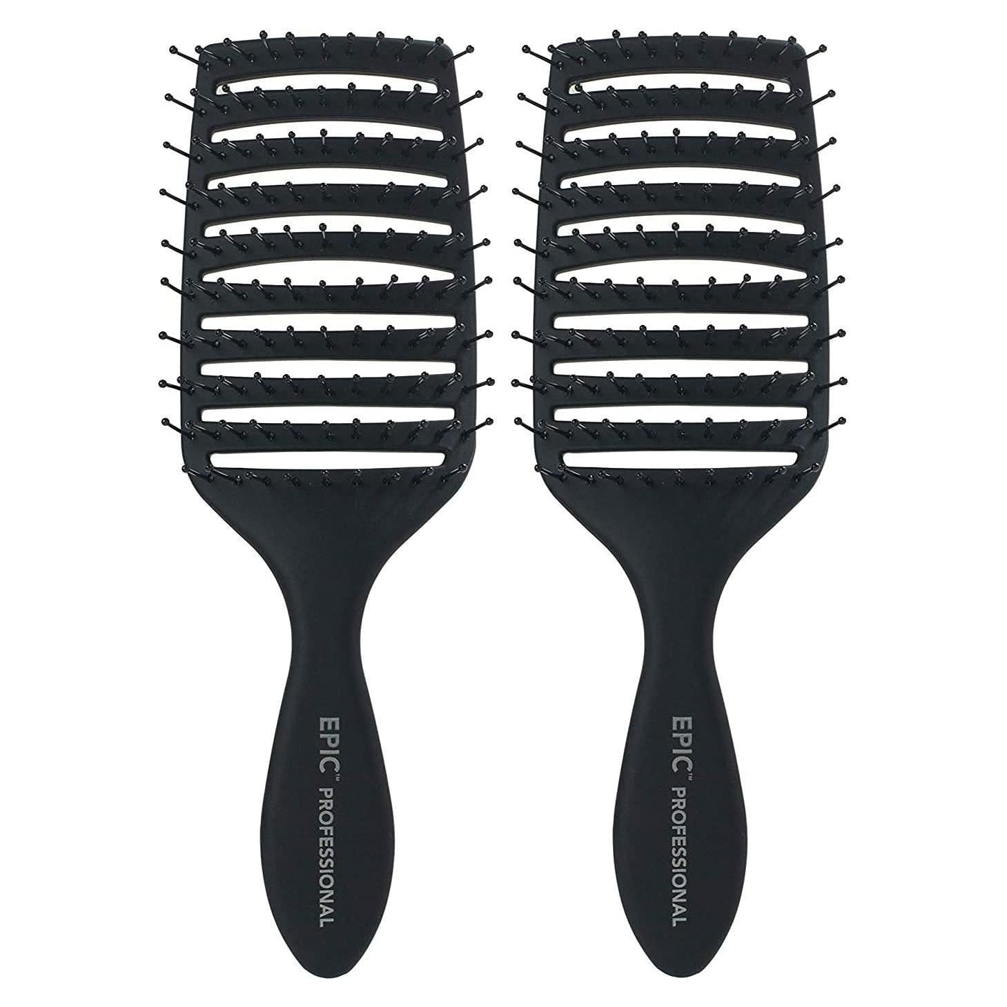Cepillo Desenredante Profesional Wet Brush Negro 2 Piezas