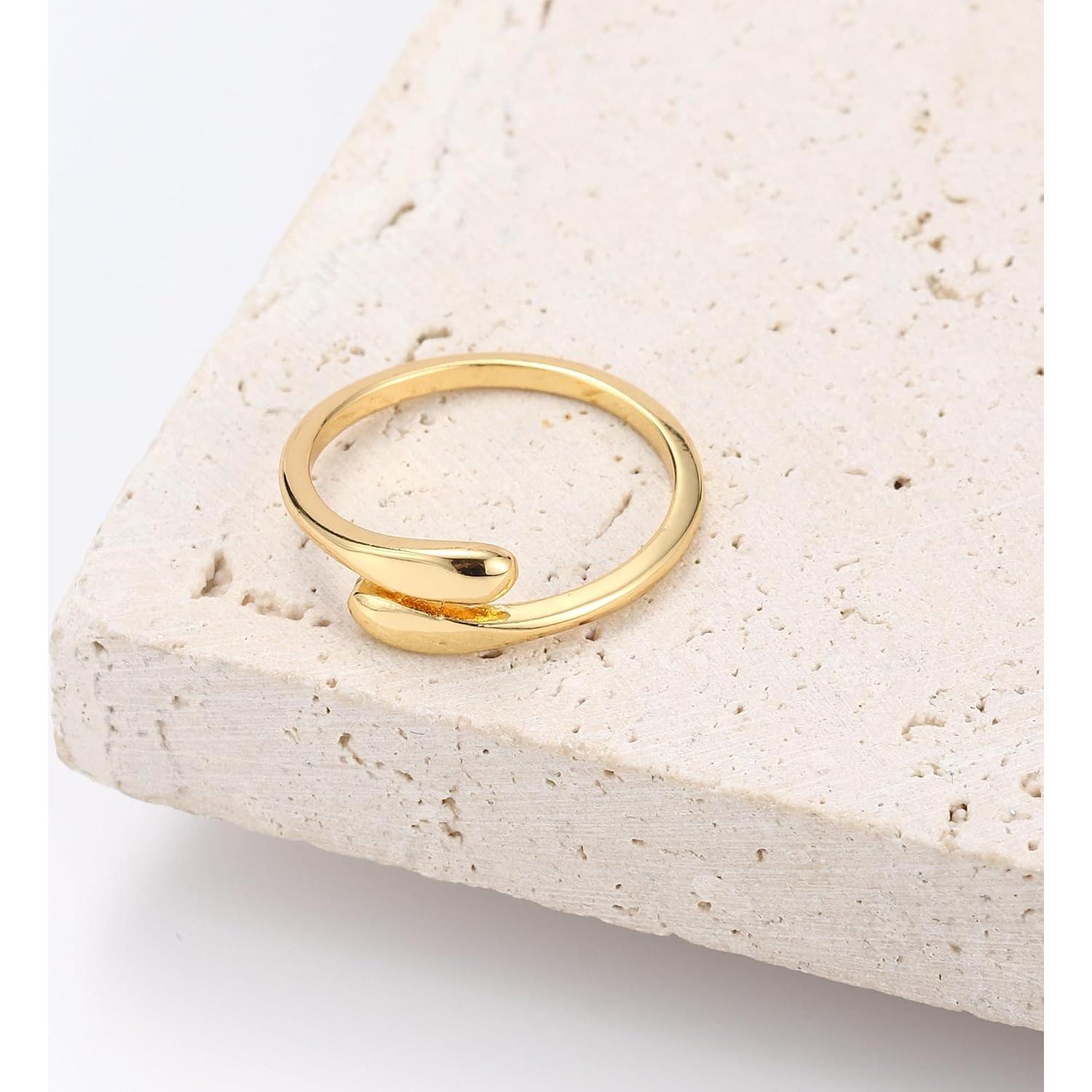 Anillos para Dedos del Pie Sonnyx Oro 14K Ajustables 6 Piezas