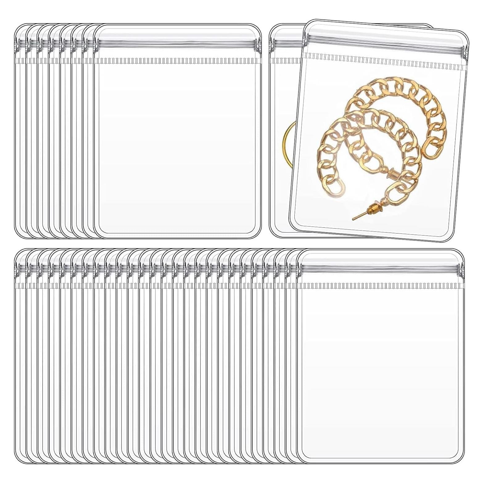 Bolsas de Joyería Transparentes GSXRB 100 Piezas 4x6 cm