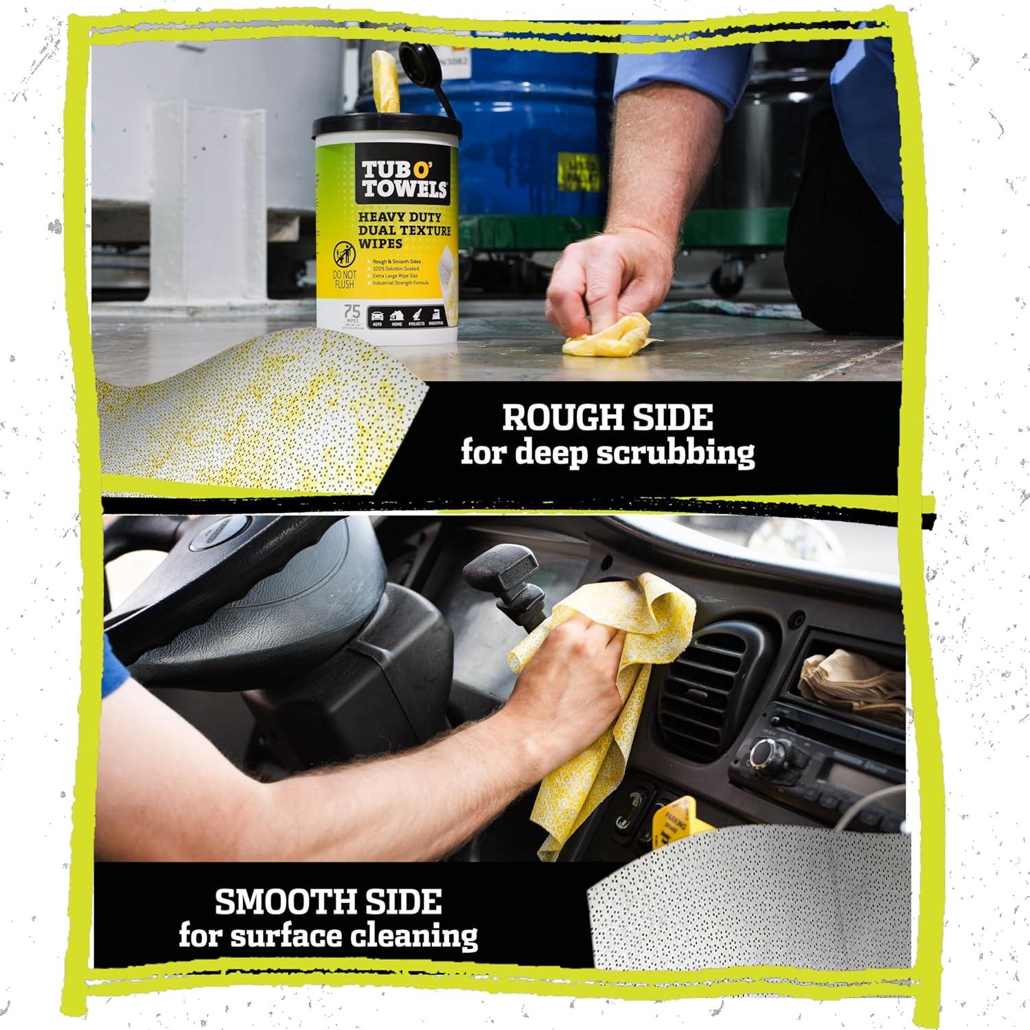 Toallitas de Limpieza Tub O' Towels TW75 - 75 Unidades, 25.4x30.5cm