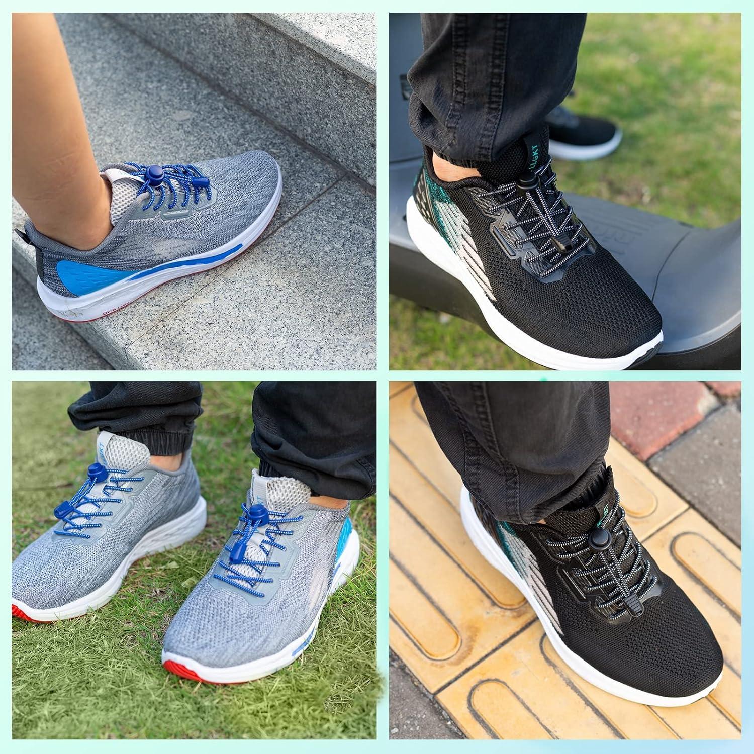 Cintas de Zapatos Sin Atar AIXMEET - 1 Par Elásticas 120 cm