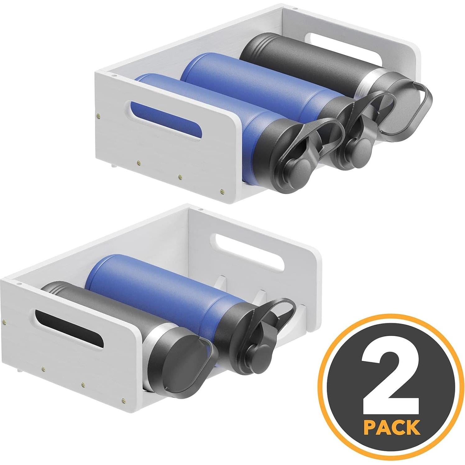 Organizador de Botellas de Agua SpaceAid - 6 Botellas, Blanco