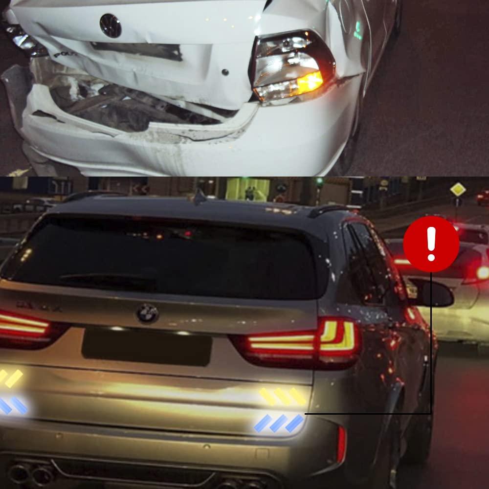 Cinta Reflectante Impermeable MDOZQ 12 Piezas 4 Colores