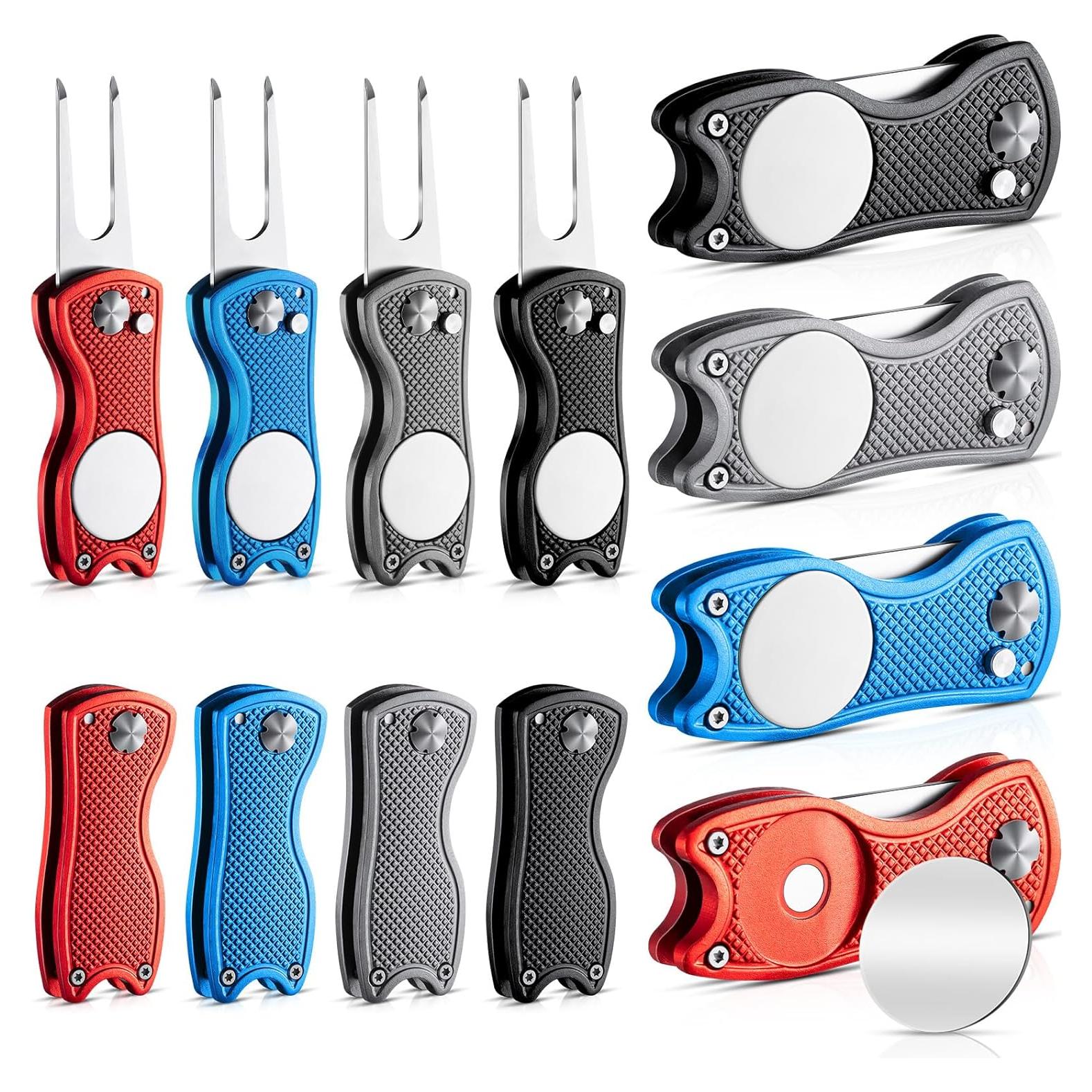 Herramienta de Divot de Golf Poen - 12 Pcs, Plegable y Magnético