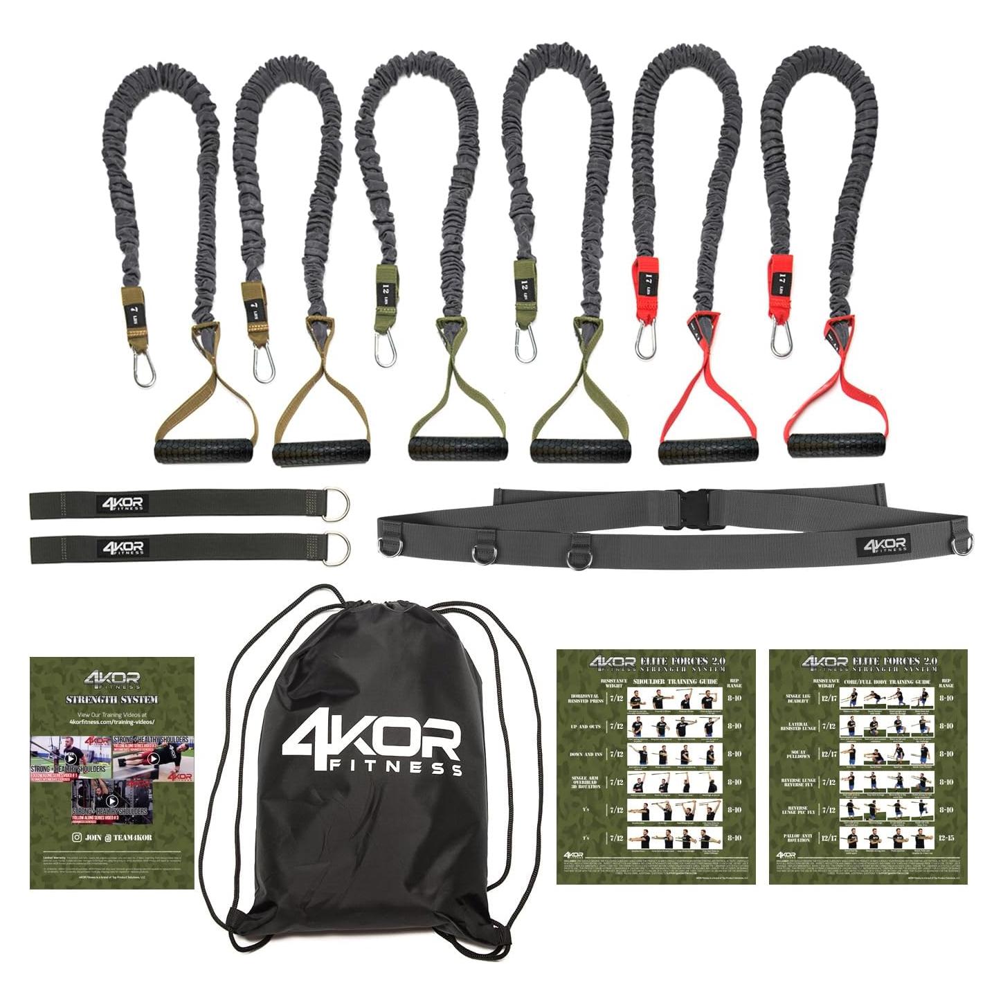 Sistema de Entrenamiento de Fuerza para Hombros 4KOR - 3 Niveles